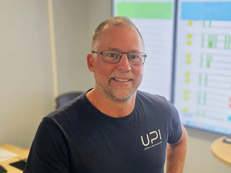Mats Carlsson är produktionsansvarig på UPI