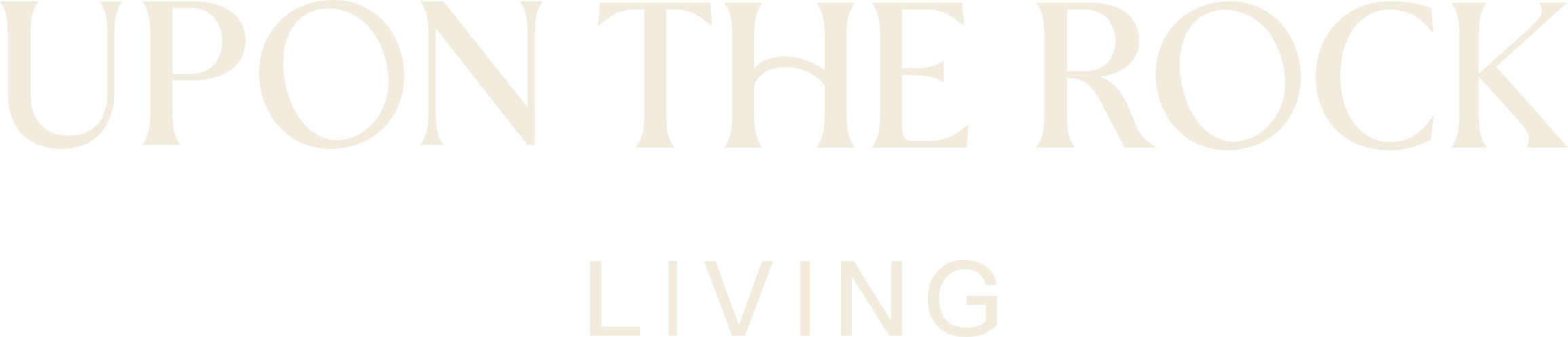 UPON THE ROCK LIVING