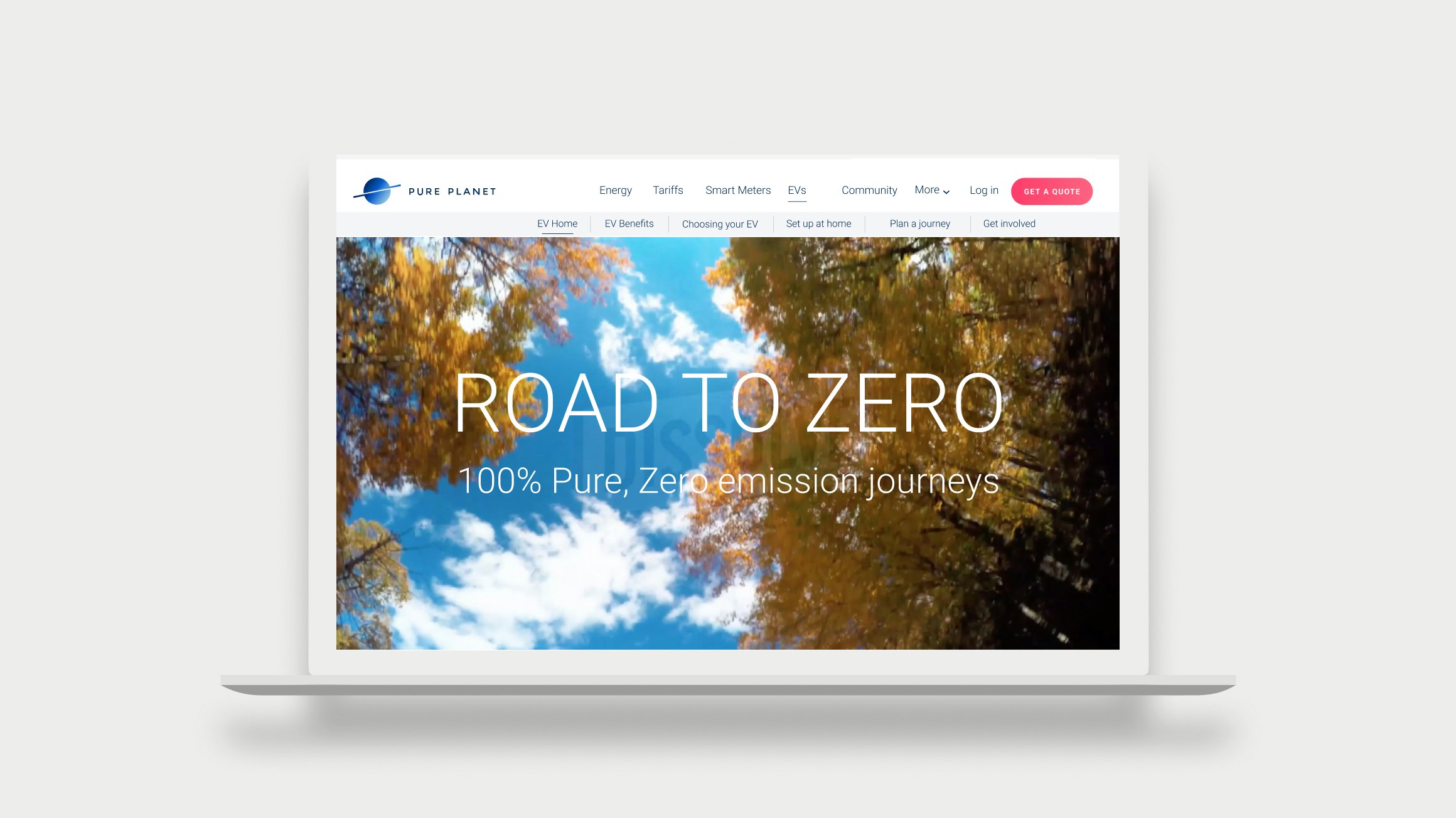 Pure Planet launch site for electric vehicle services