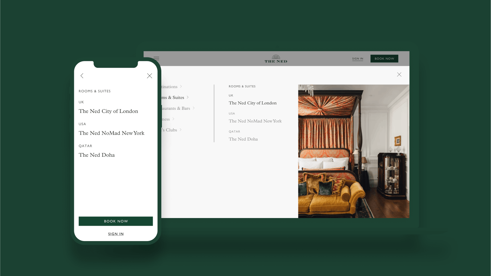 Mobile and Desktop Navigation