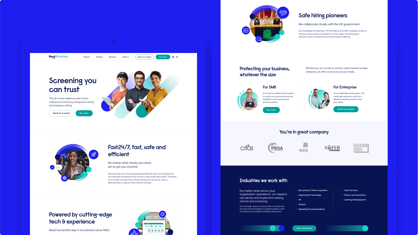 Reed Screening Homepage