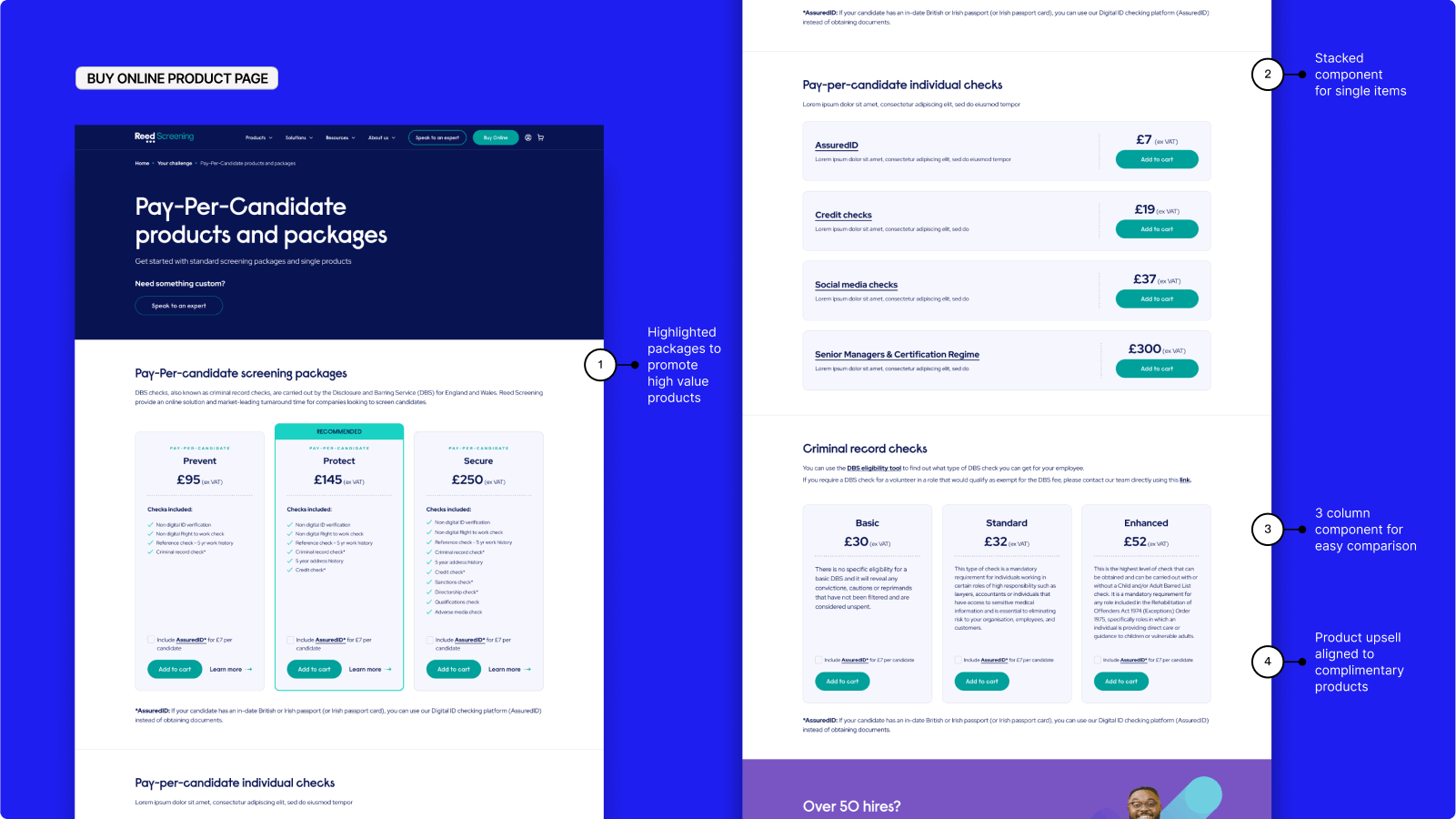 E-Commerce 'all' product page
