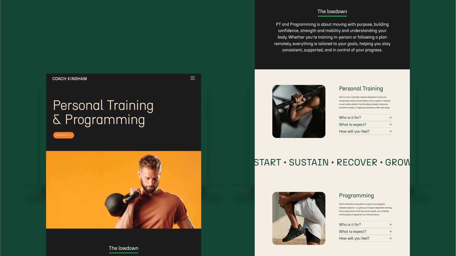 Educational UX and content for his 'Everyday' audience