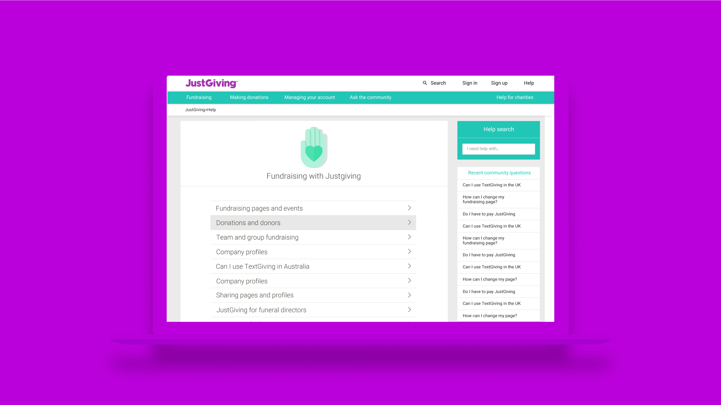 FAQ redesign