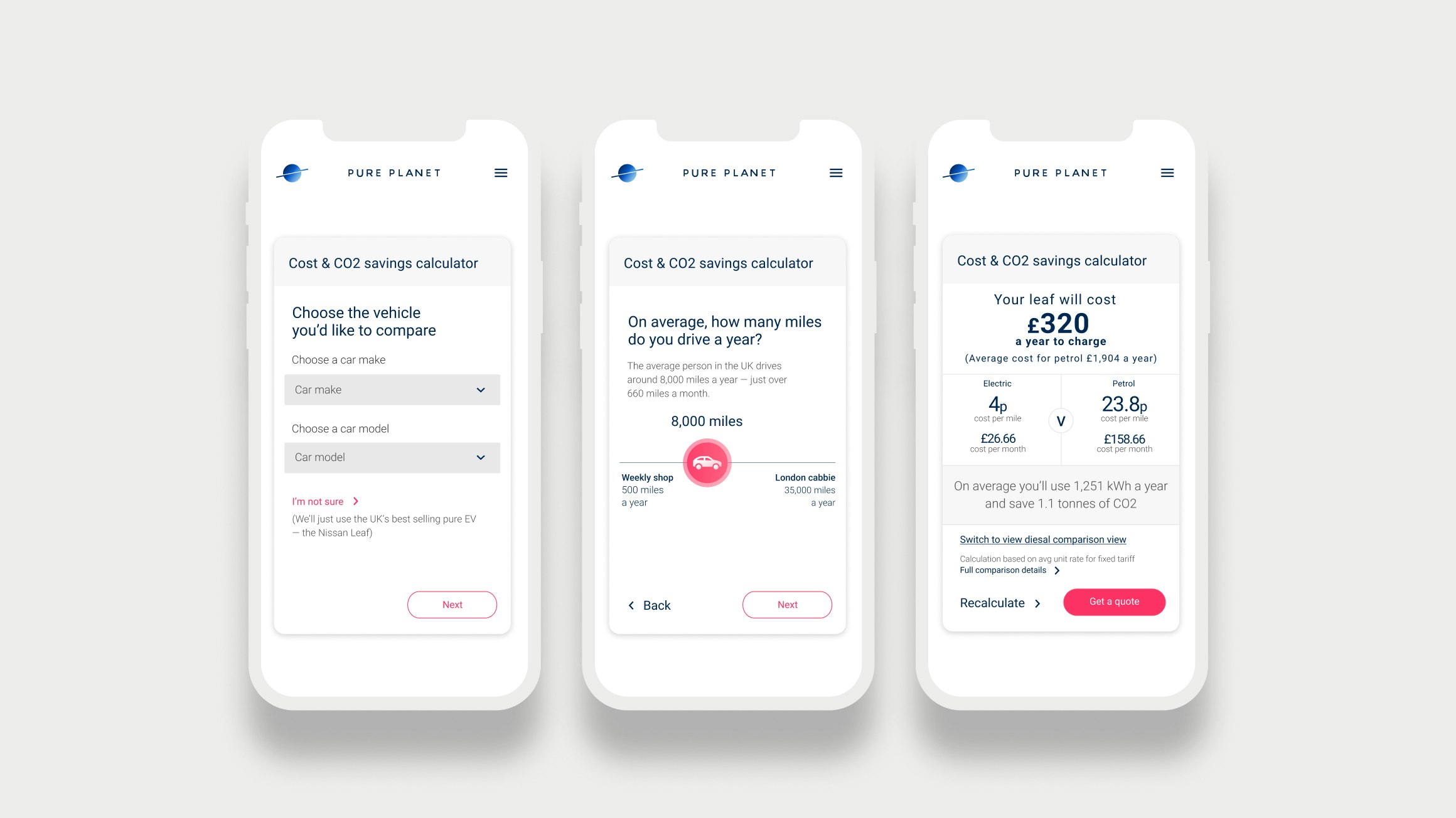 EV cost and carbon calculator