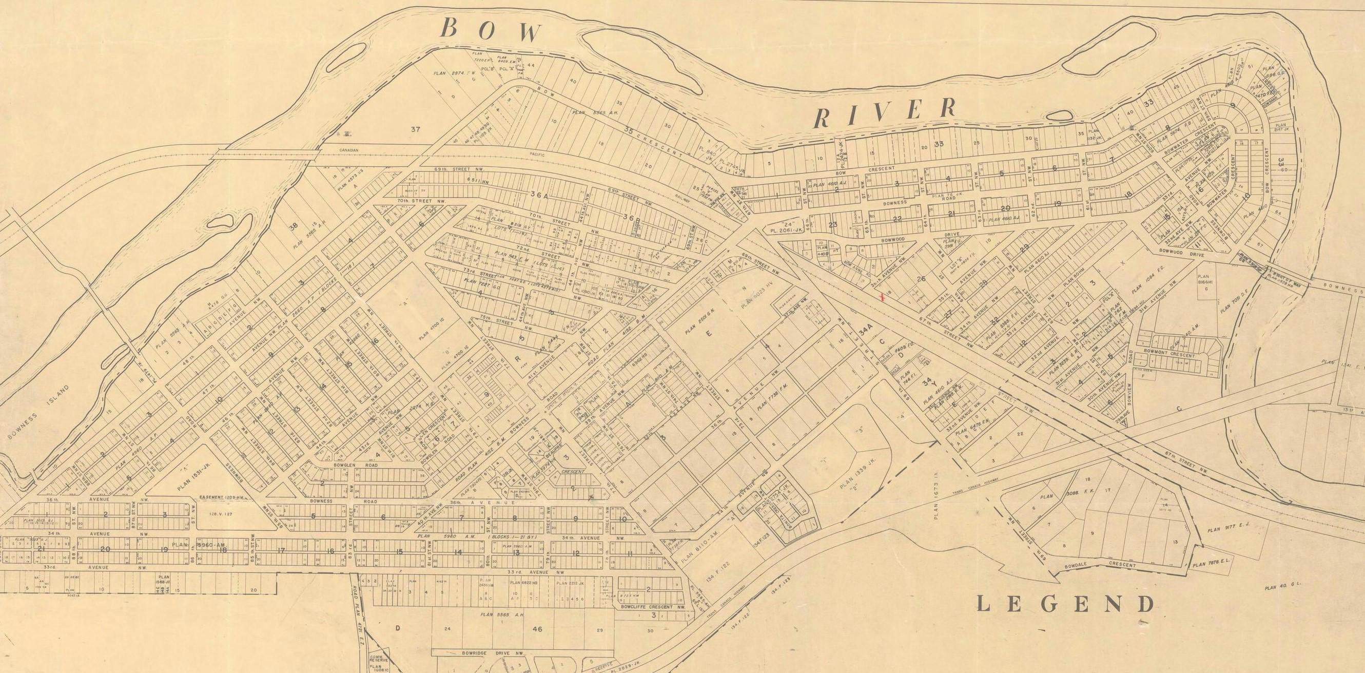 Bowness old community map