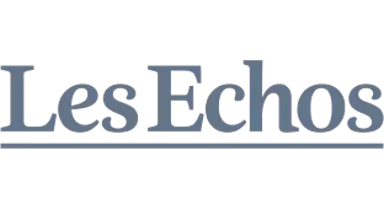 logo les echos grey