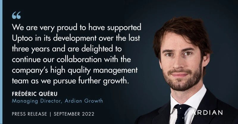 Ardian renforce sa position dans Uptoo