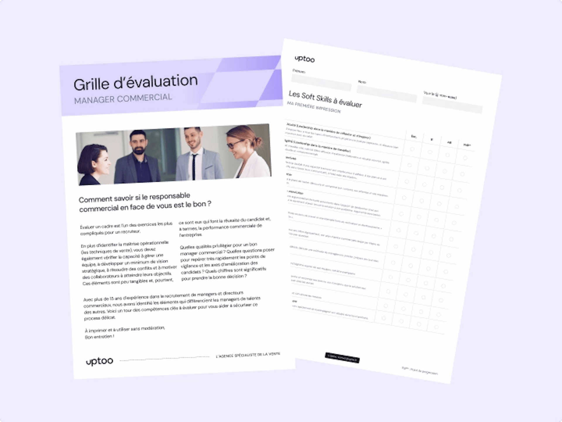 Grille pour évaluer en entretien un manager commercial