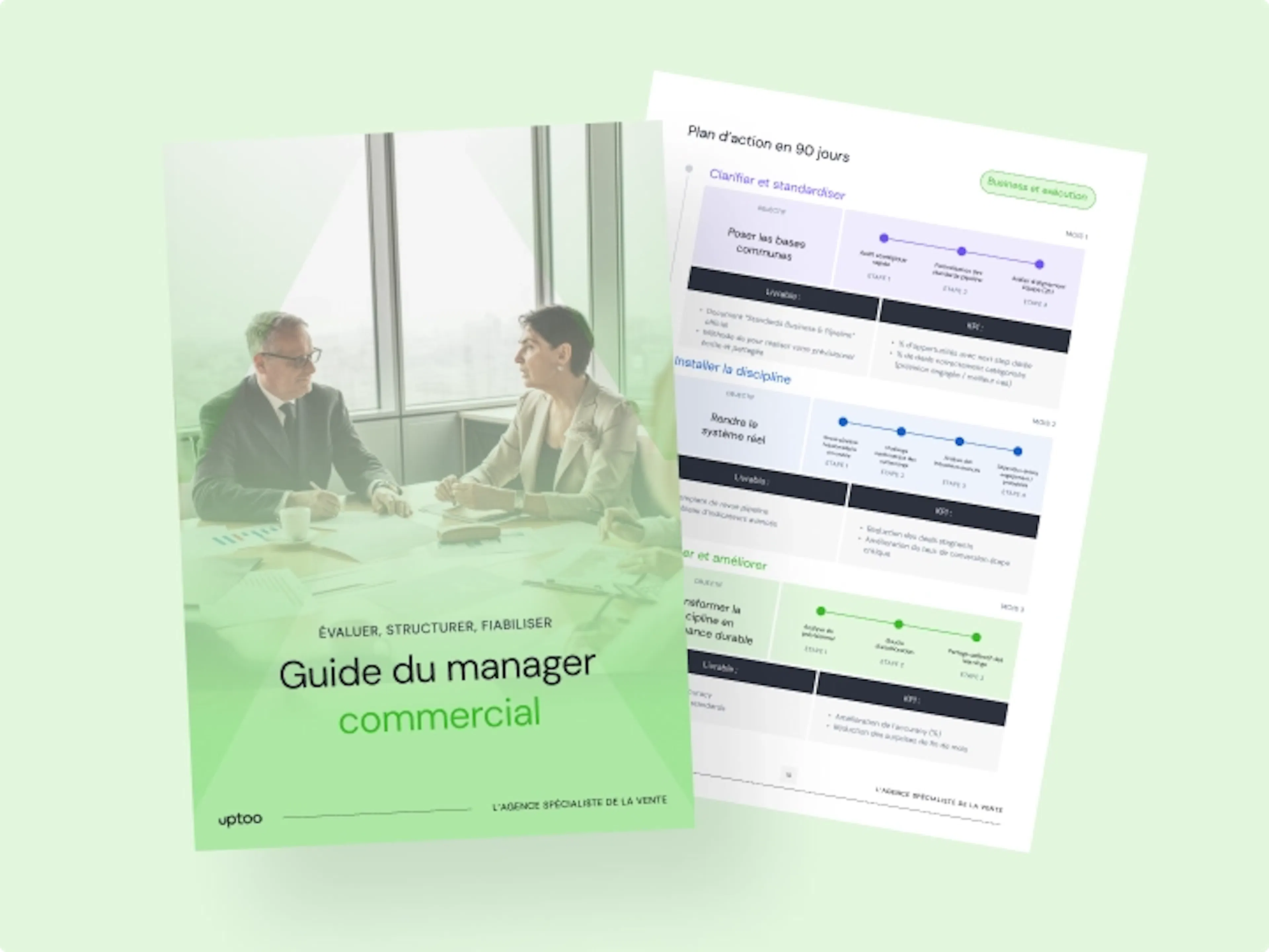 Le guide du management commercial produit par les formateurs de uptoo