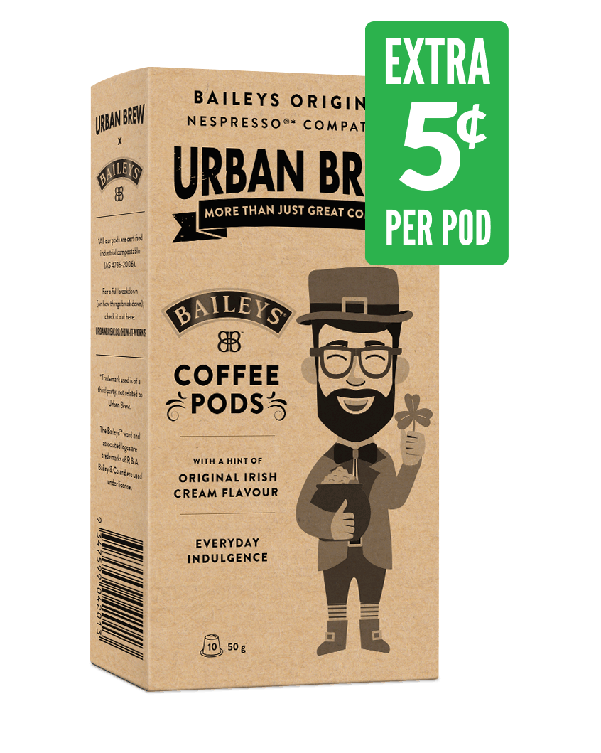 Urban Brew X Baileys Coffee Pods