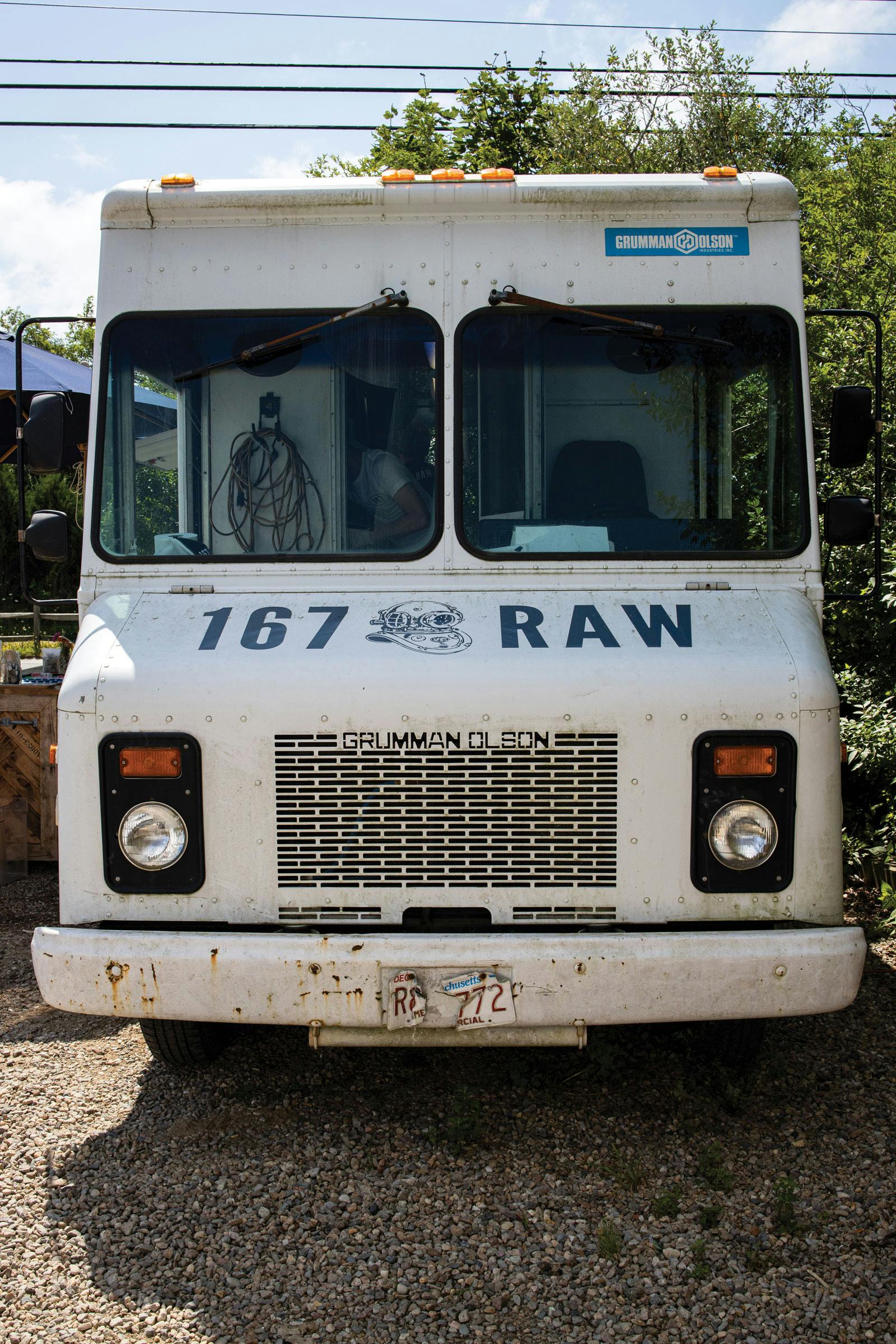 The 167 Raw food truck is a familiar sight around Nantucket. 