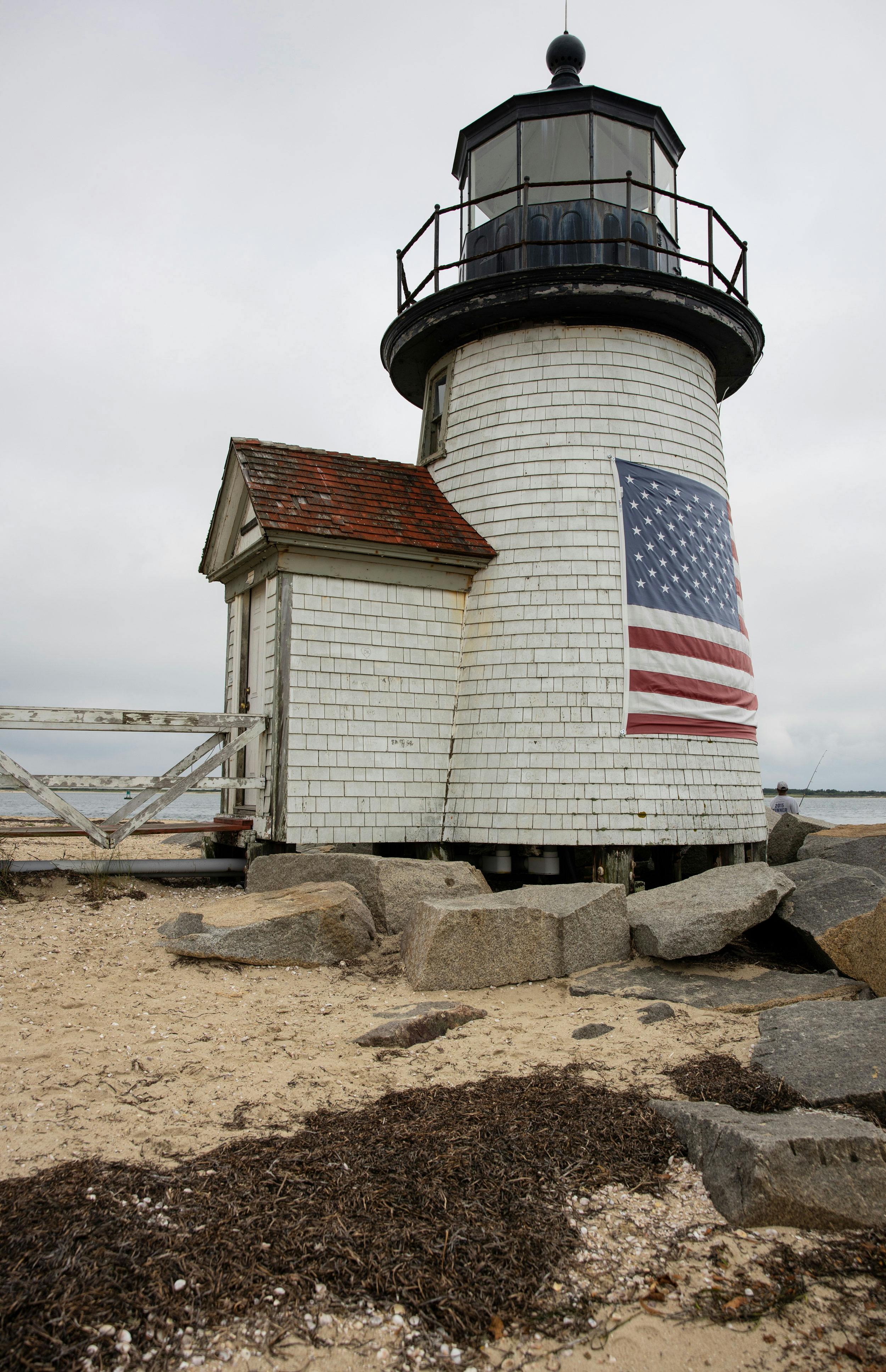 Nantucket Lightship docked in NYC for Super Bowl