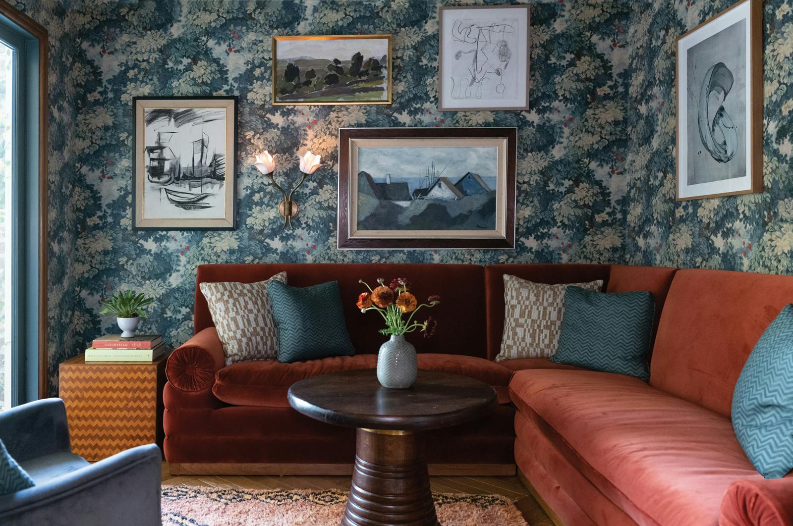 Posy Double shown in found brass finish. Interiors by Allison Abney Interiors. Architecture by Daniel Beck. Build by Grossman Building Group.
