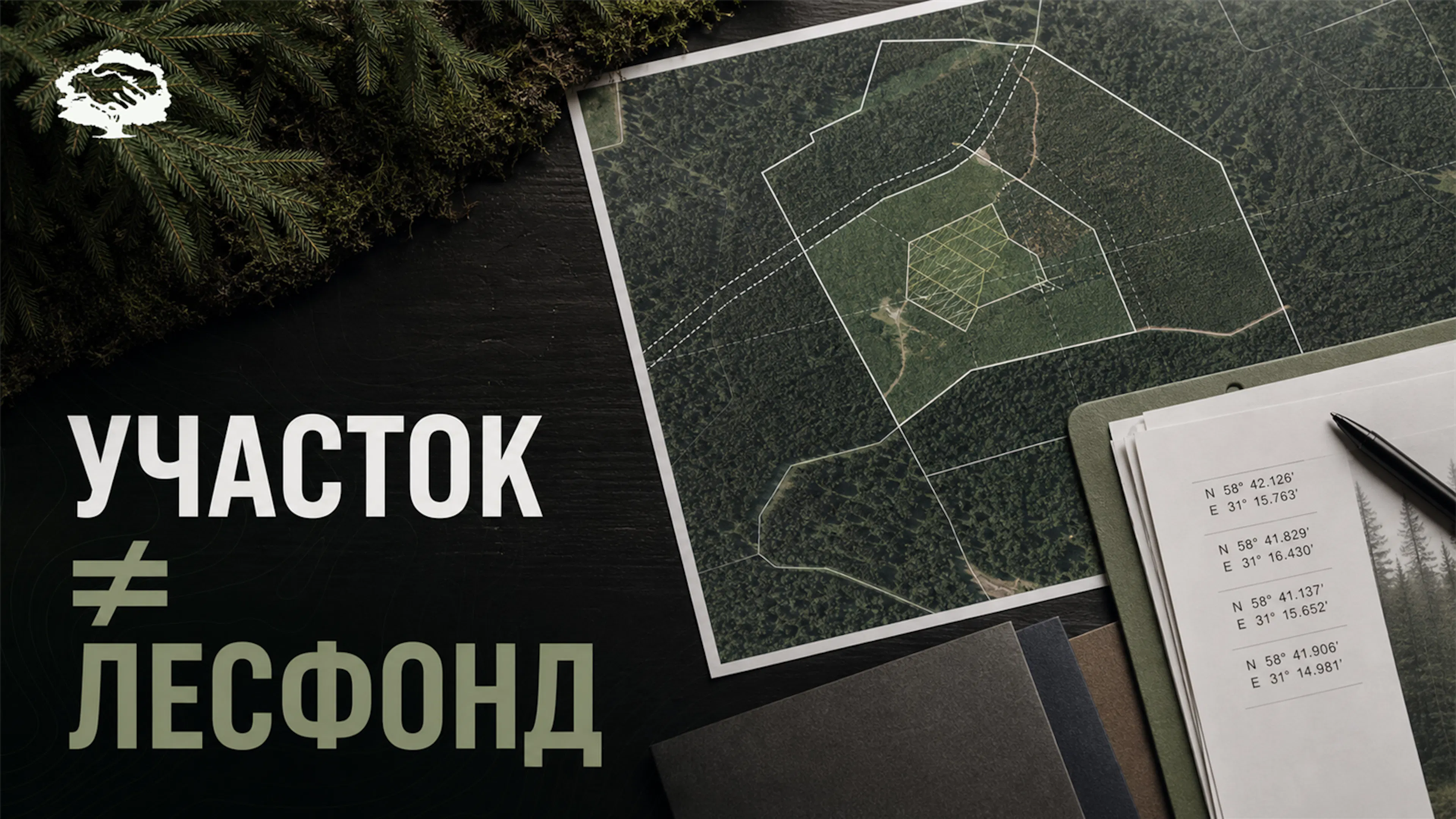 Обложка статьи о разнице между лесным участком и землями лесного фонда для проектной проверки