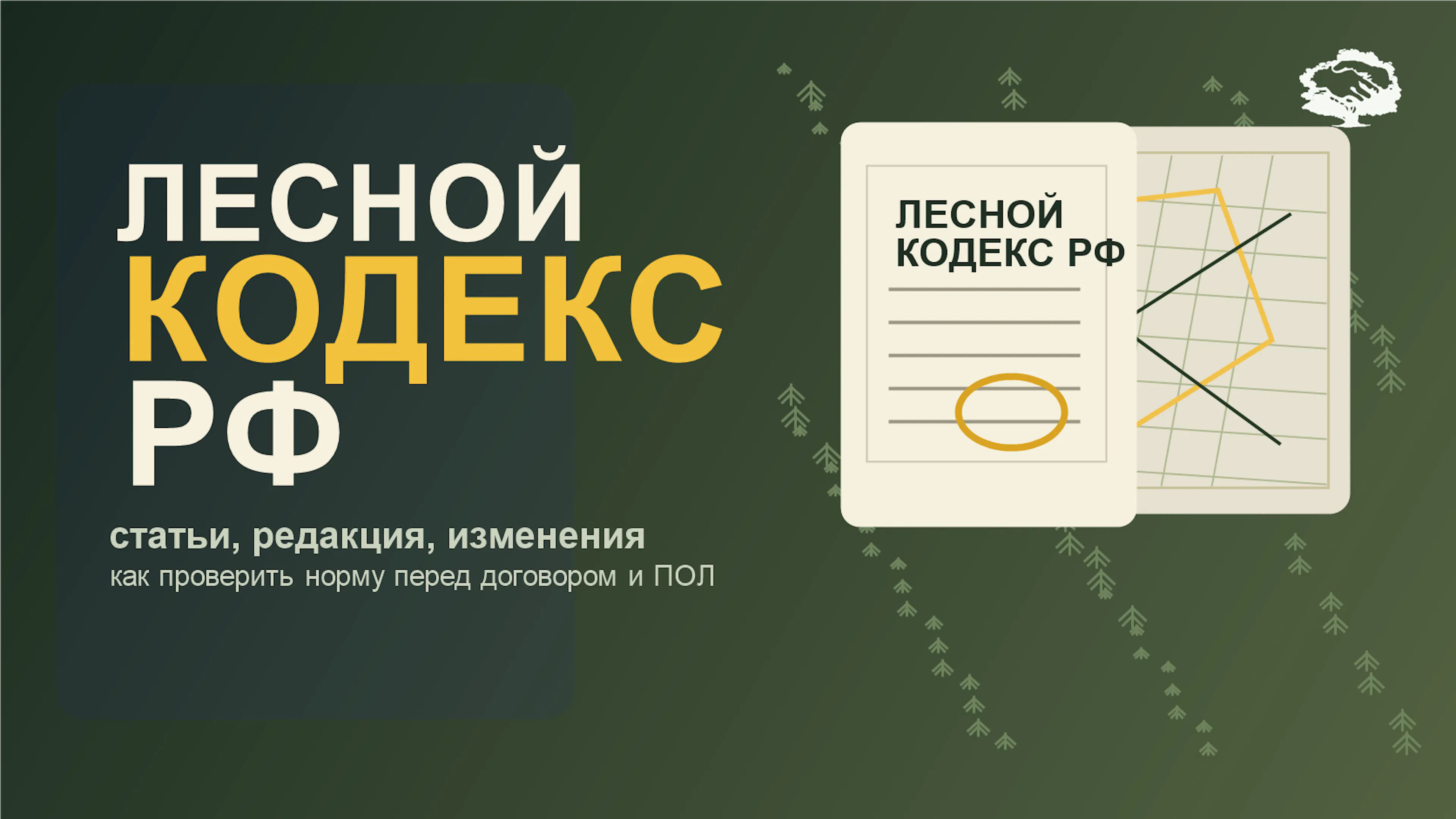 Лесной кодекс РФ, статьи, редакция и изменения для лесных участков