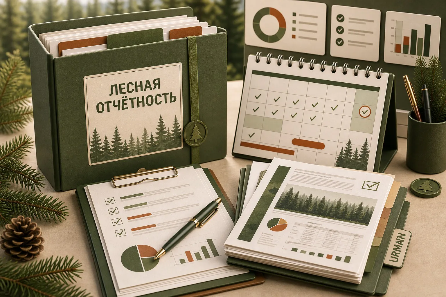 Лесная отчетность, декларация, календарь сроков и документы