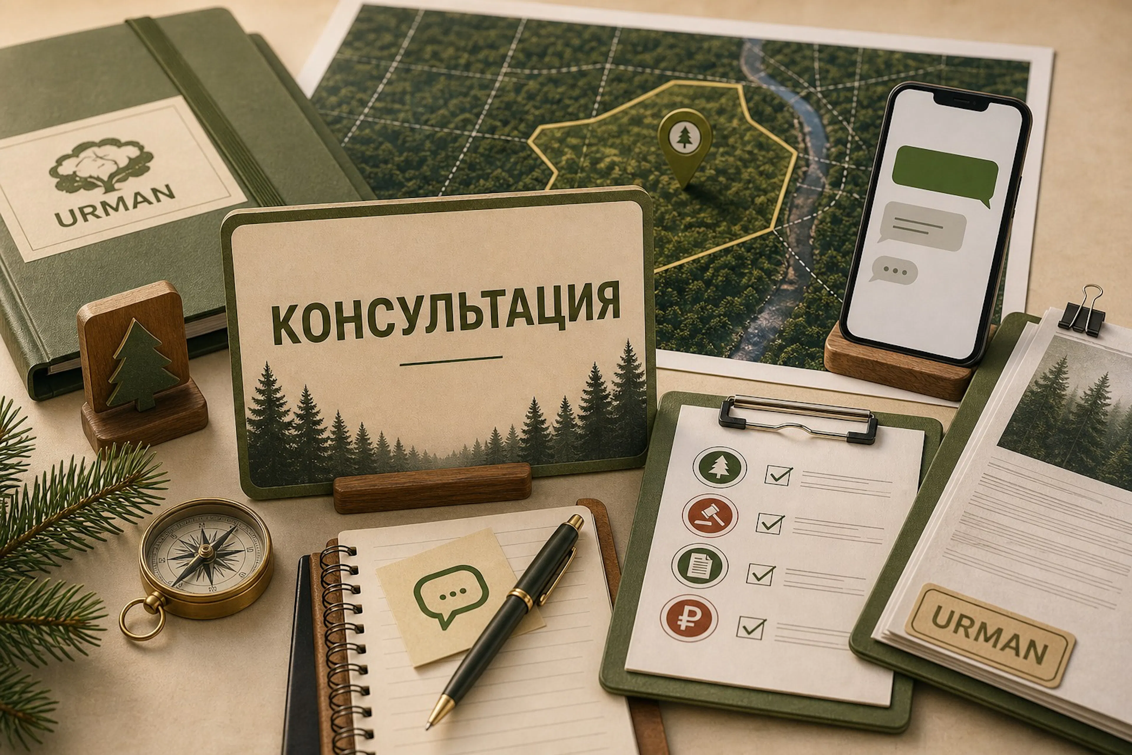 Консультация по лесному участку, документам и следующему практическому шагу