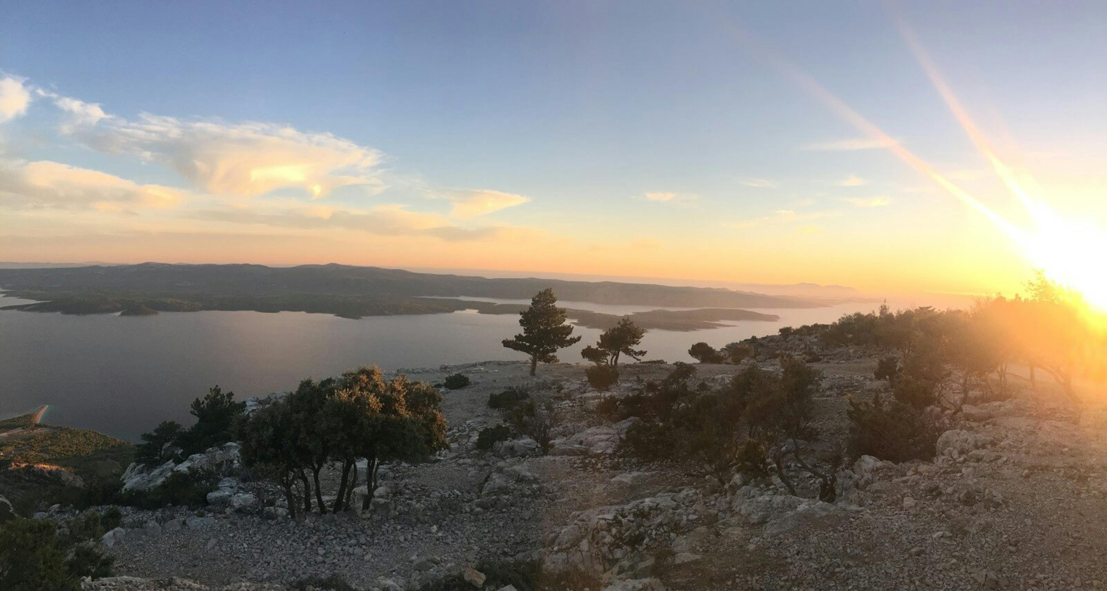 On the top of Brač island