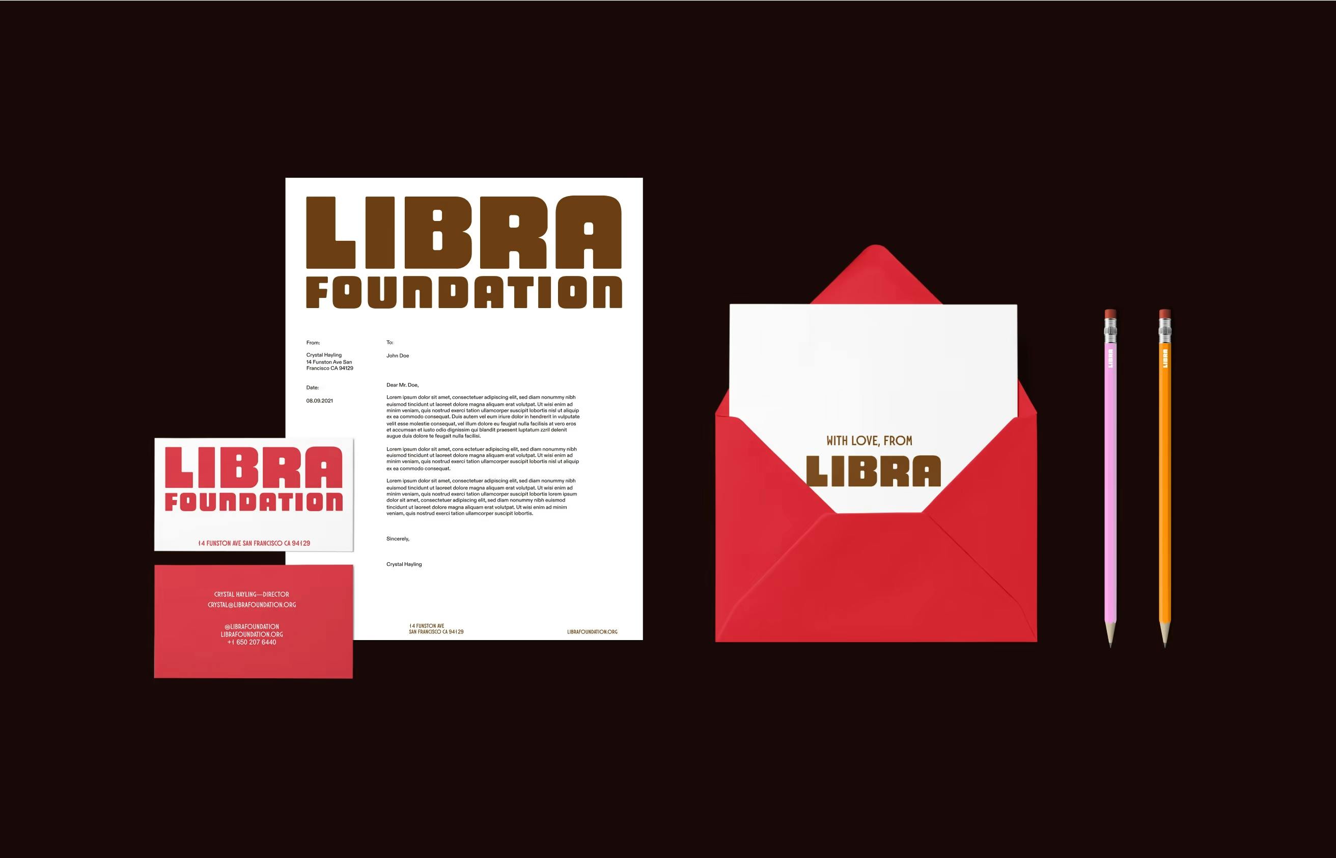 Stationary with Libra on it
