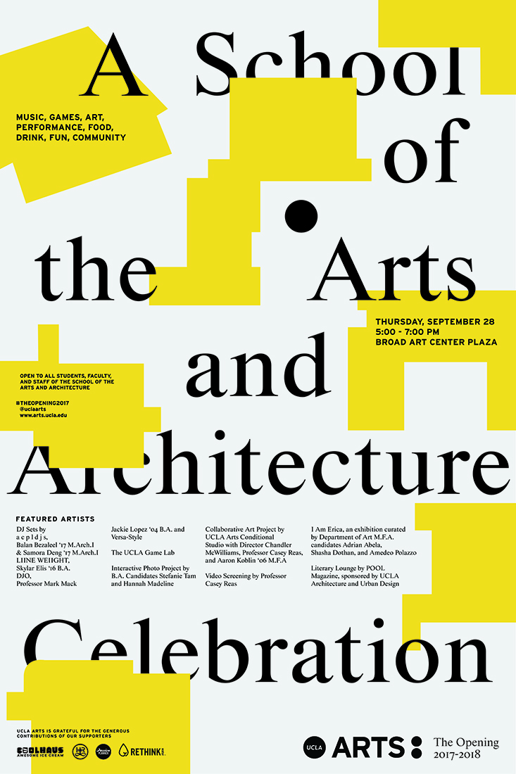 UCLA The School Of The Arts And Architecture | Use All Five | Branding ...