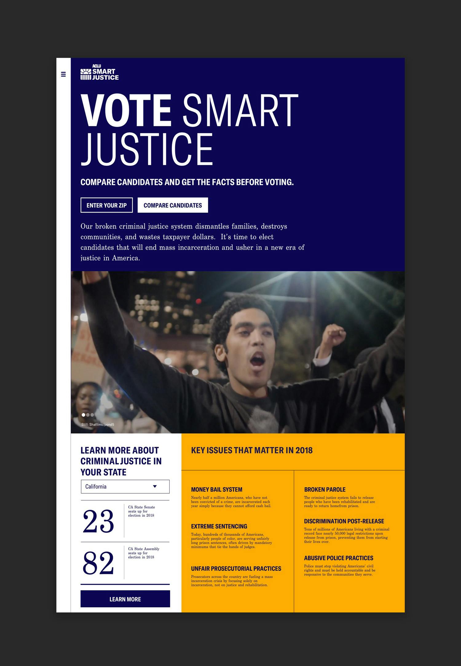 Vote Smart Justice poster