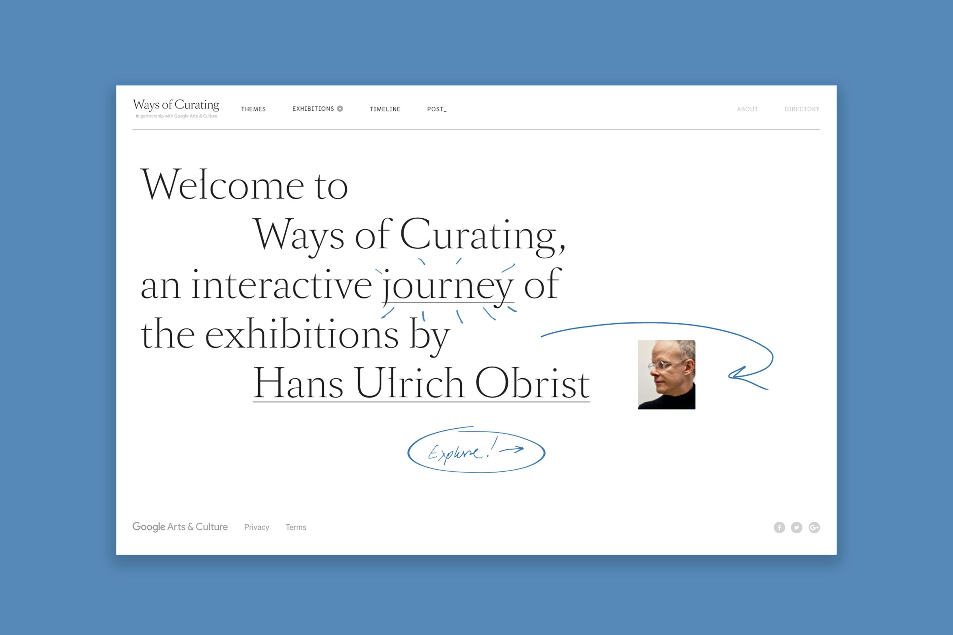Welcome to Ways of Curating homepage
