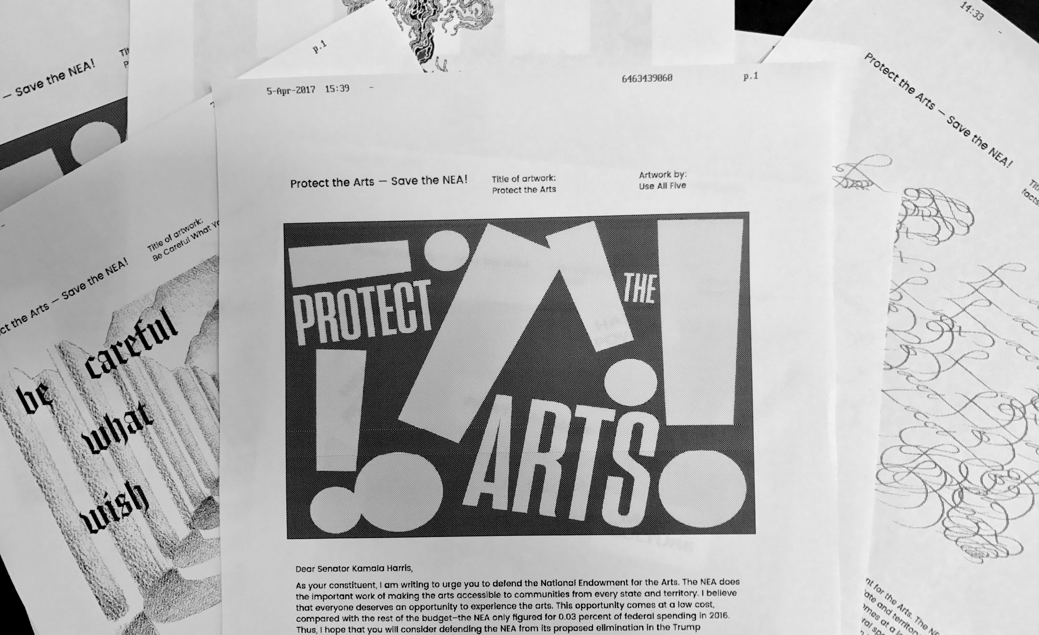 Protect the Arts pages