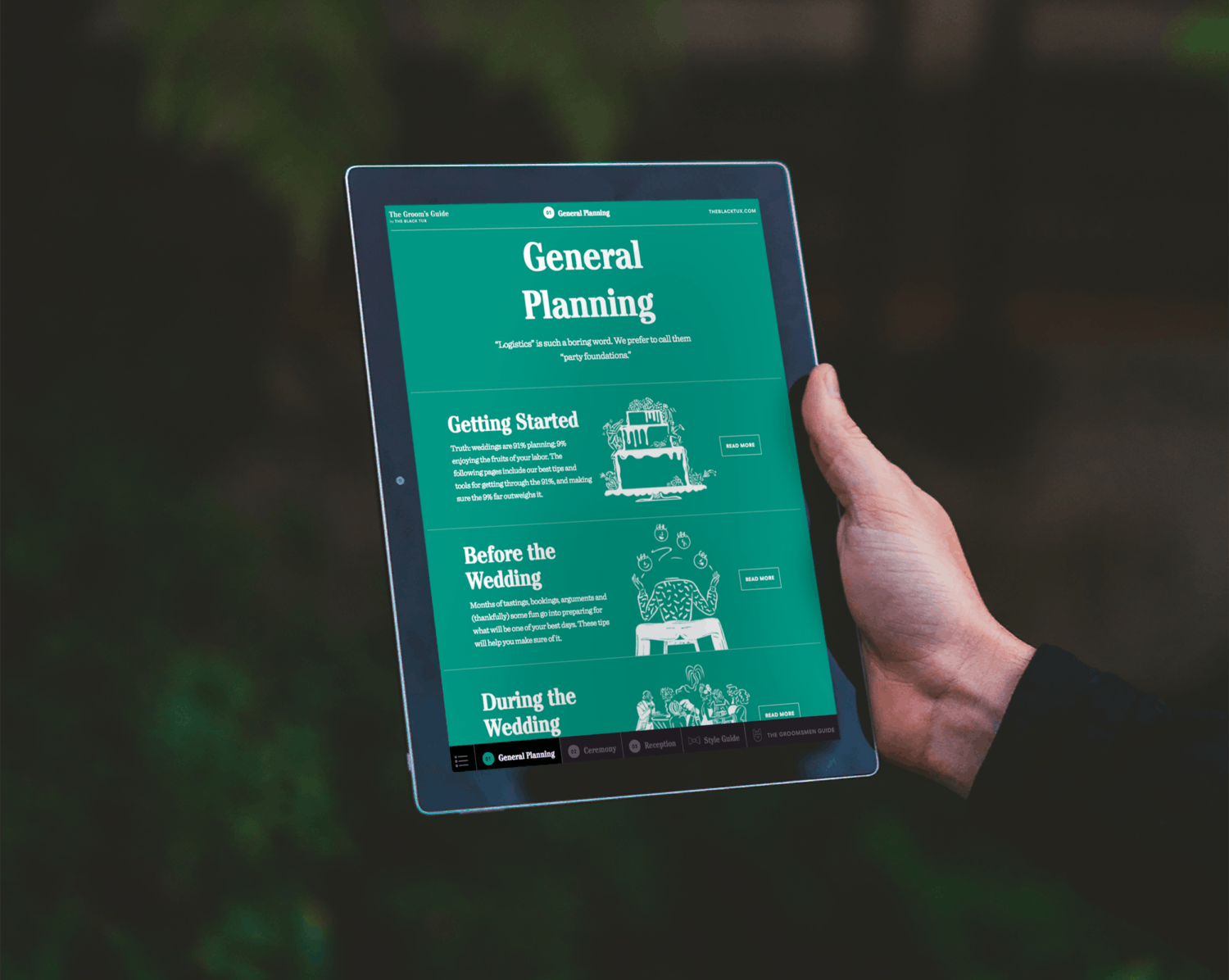General Planning on an Ipad