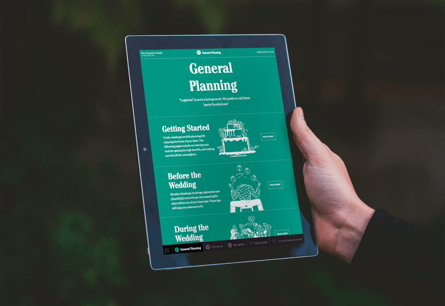 General Planning on an Ipad