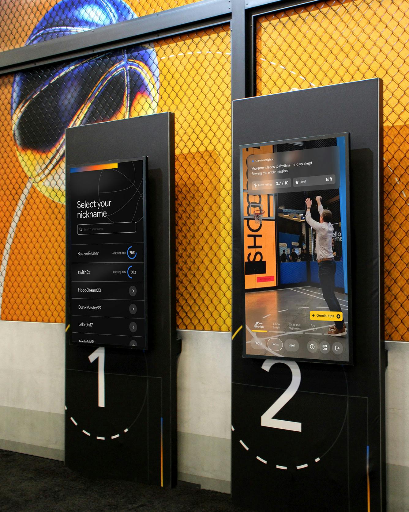 Coaching screens