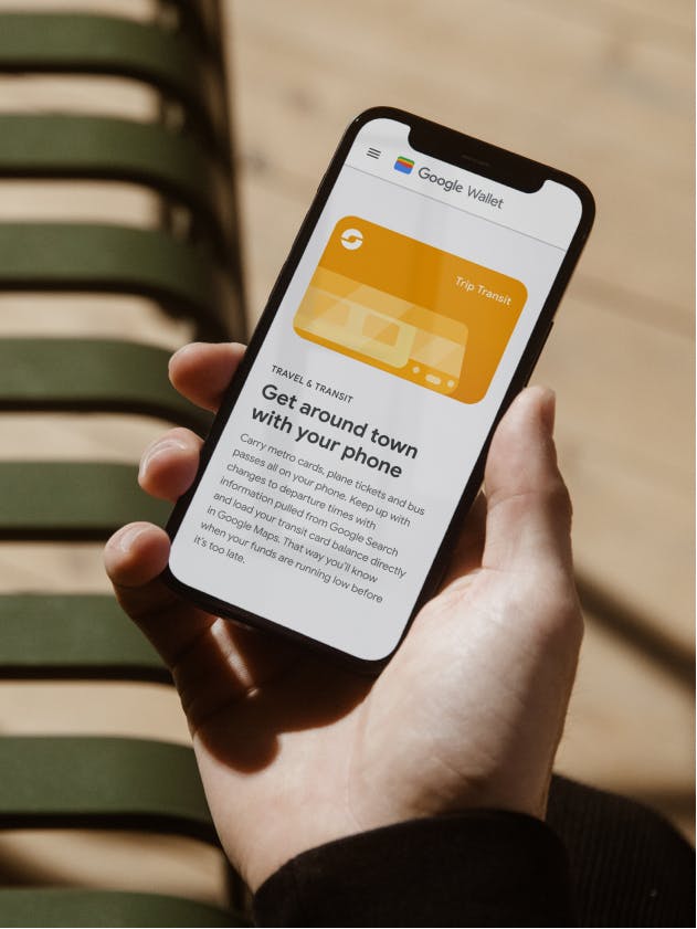 Google Wallet Trip Transit