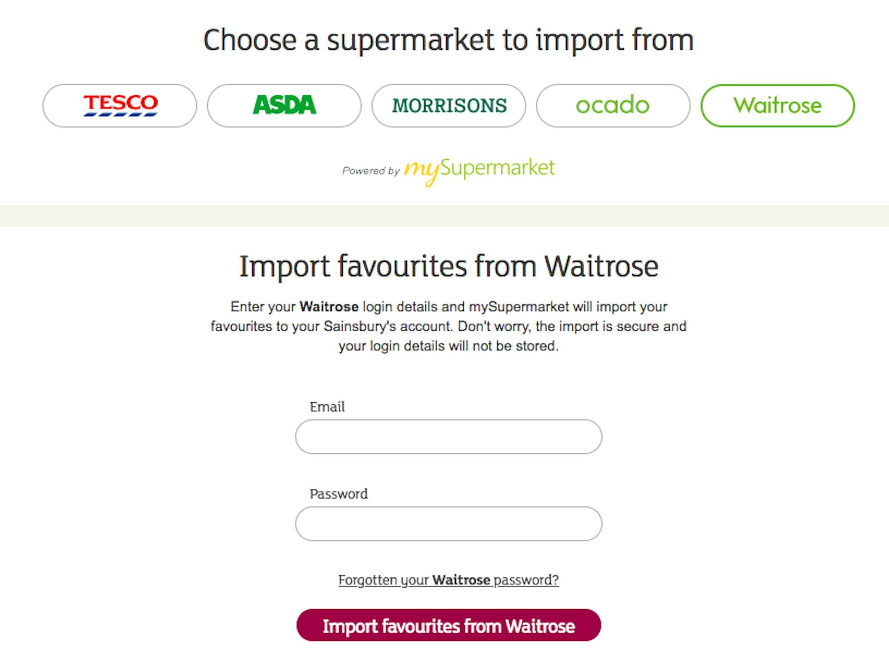 Grocery and Food Delivery Site UX: Allow Users to Add “Past