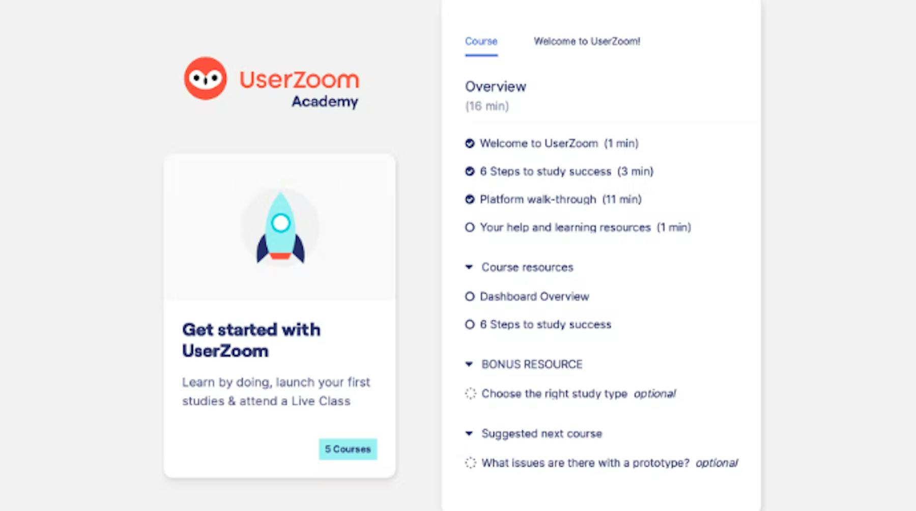 UserZoom Academy