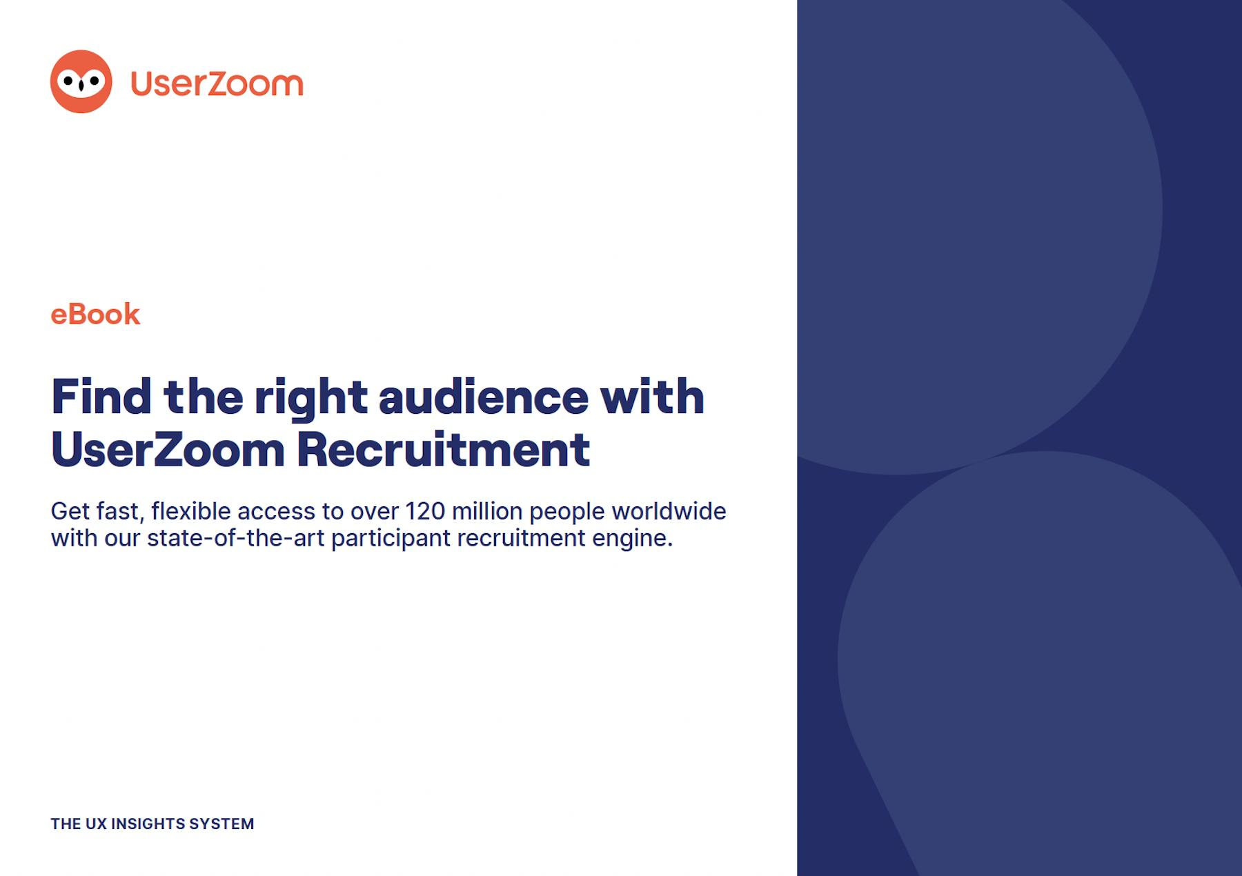 Find the right audience with UserZoom recruitment
