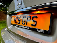 3D Gel rear number plate