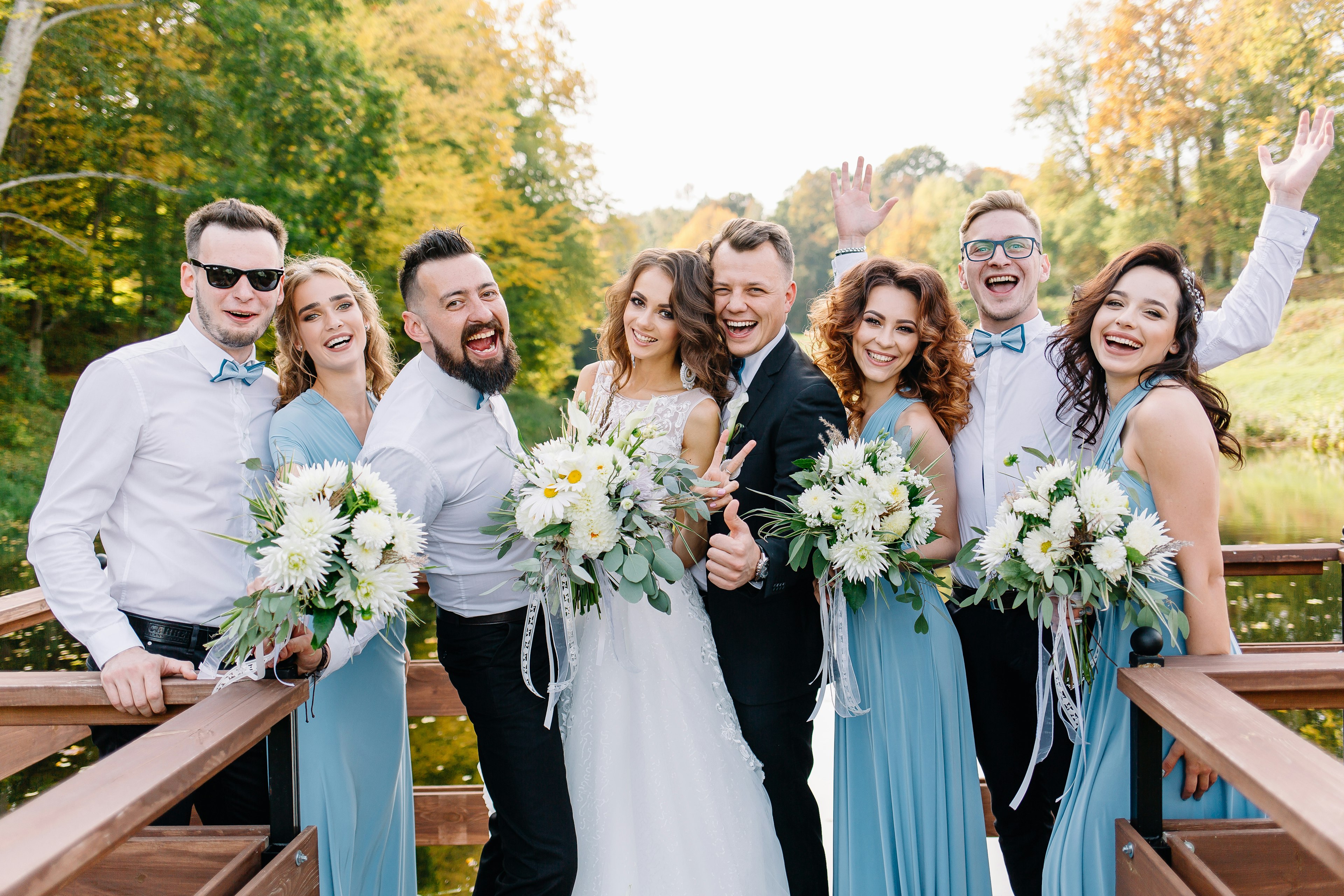 photo groupe mariage