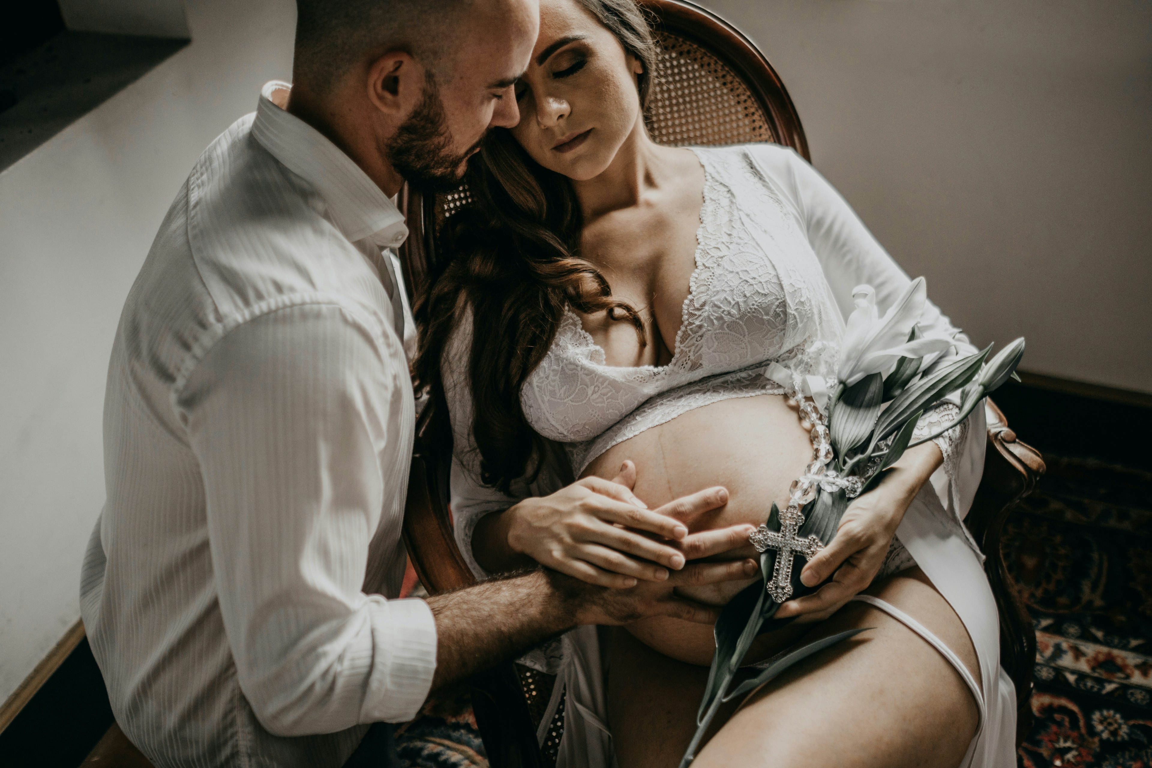 photo grossesse maison