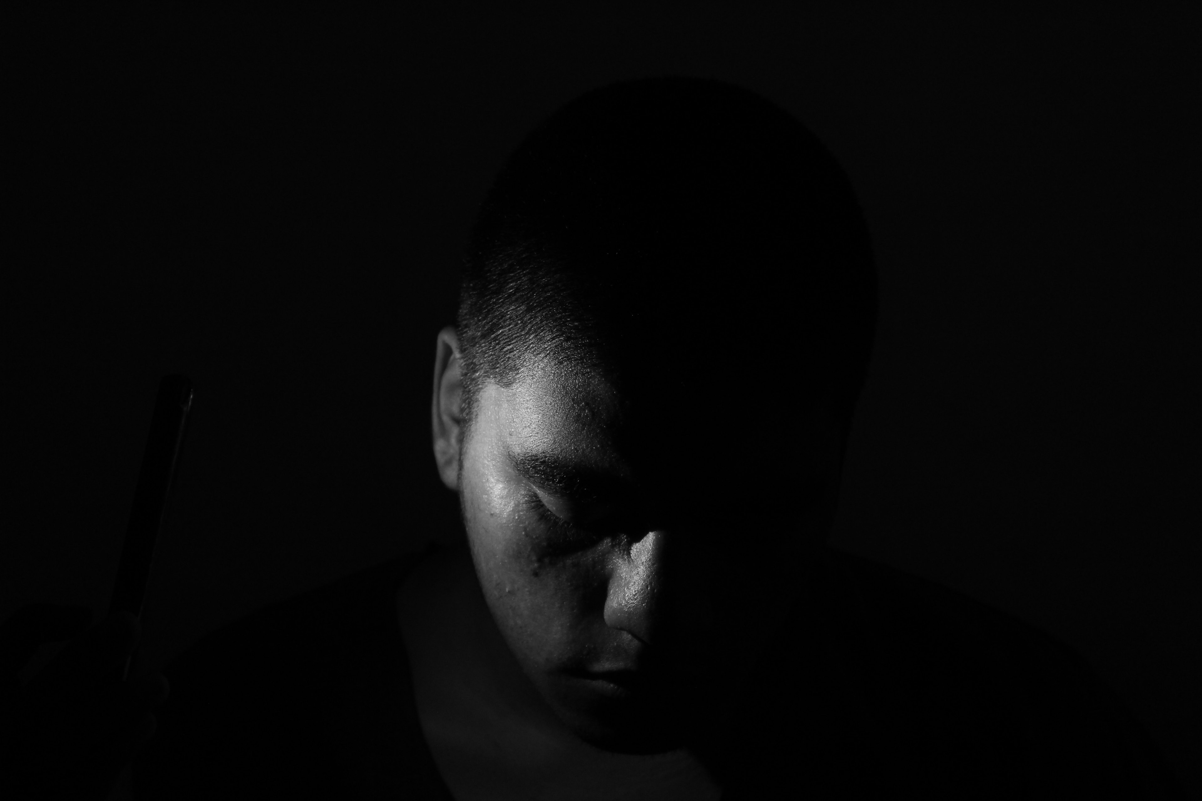 portrait noir et blanc, photo noir et blanc