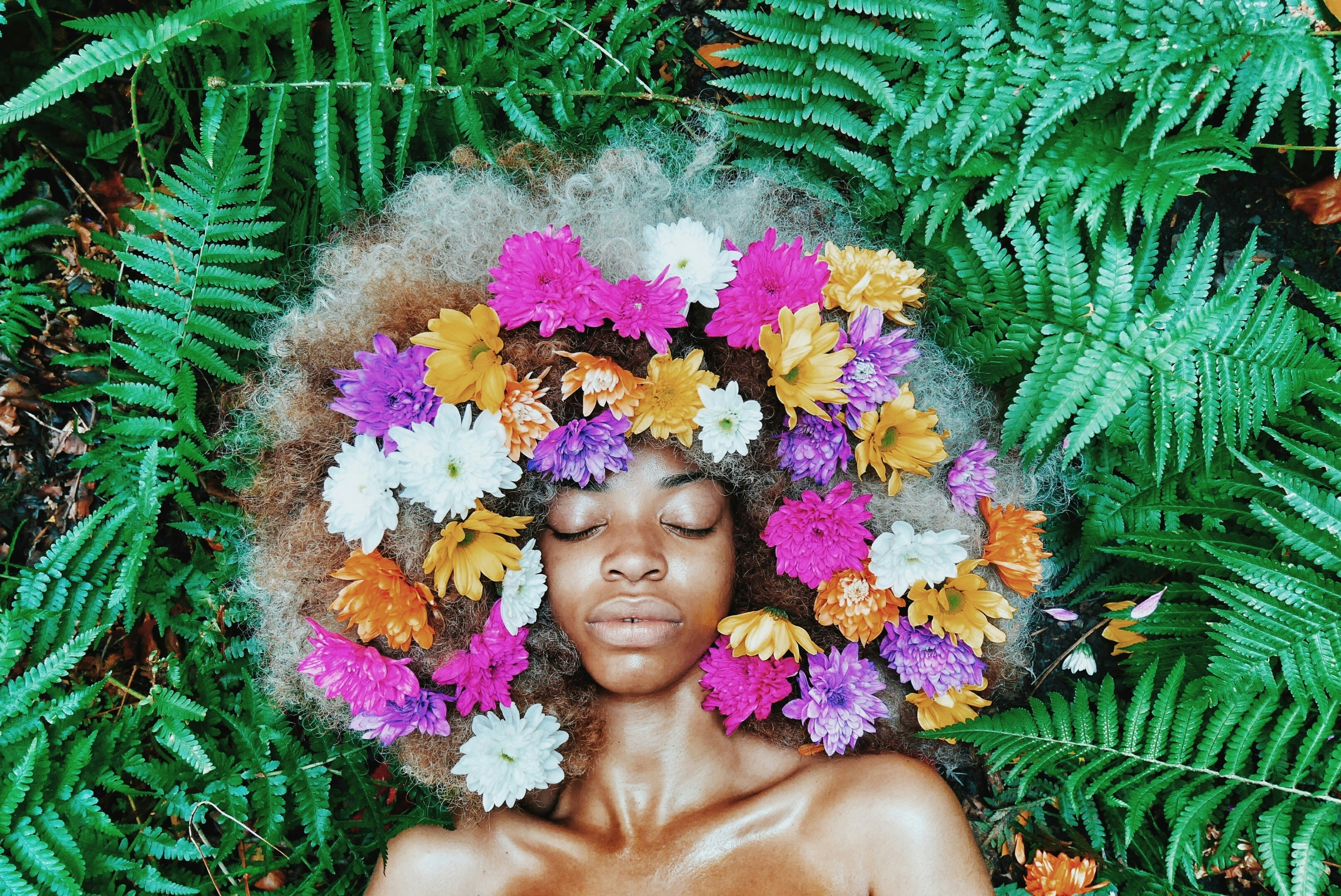 photographie femme, photo femme, photographie fleurs