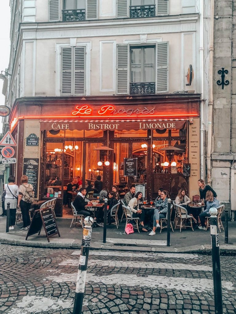 café à Paris, shooting paris