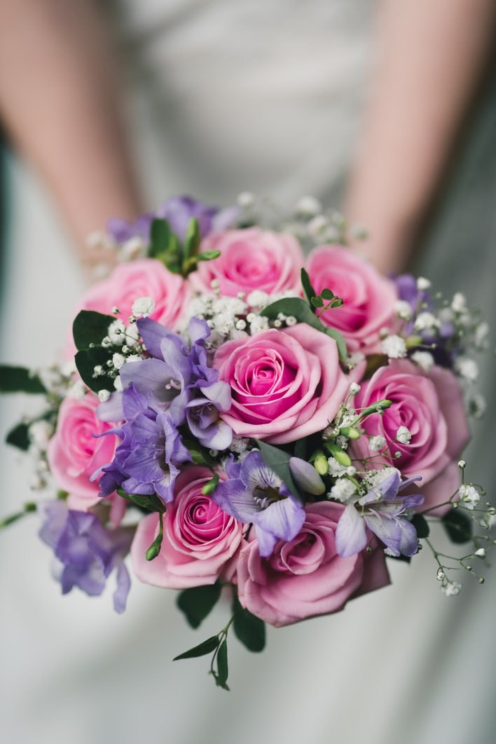 huwelijksbloem, huwelijksfoto's