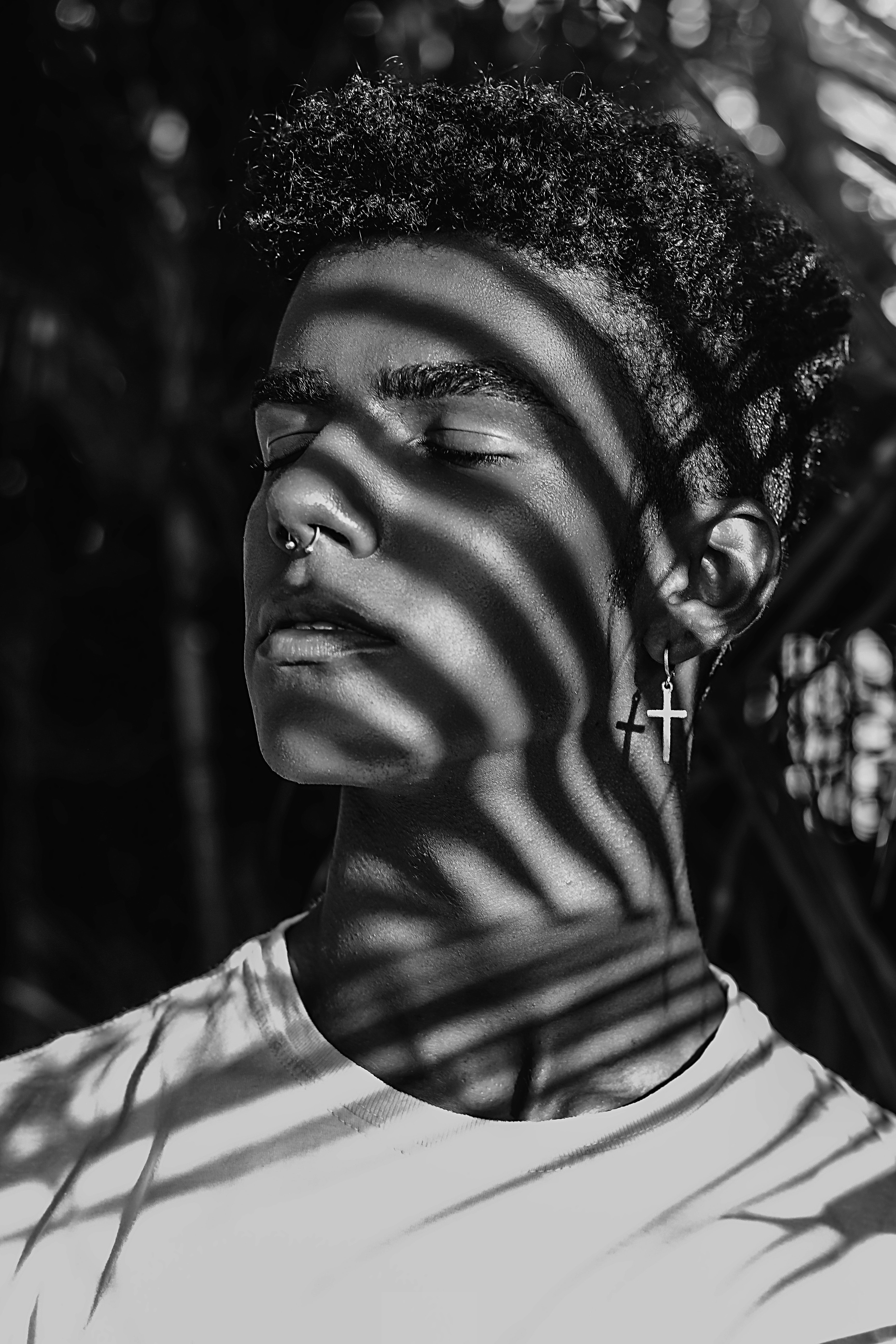 portrait noir et blanc, photo noir et blanc