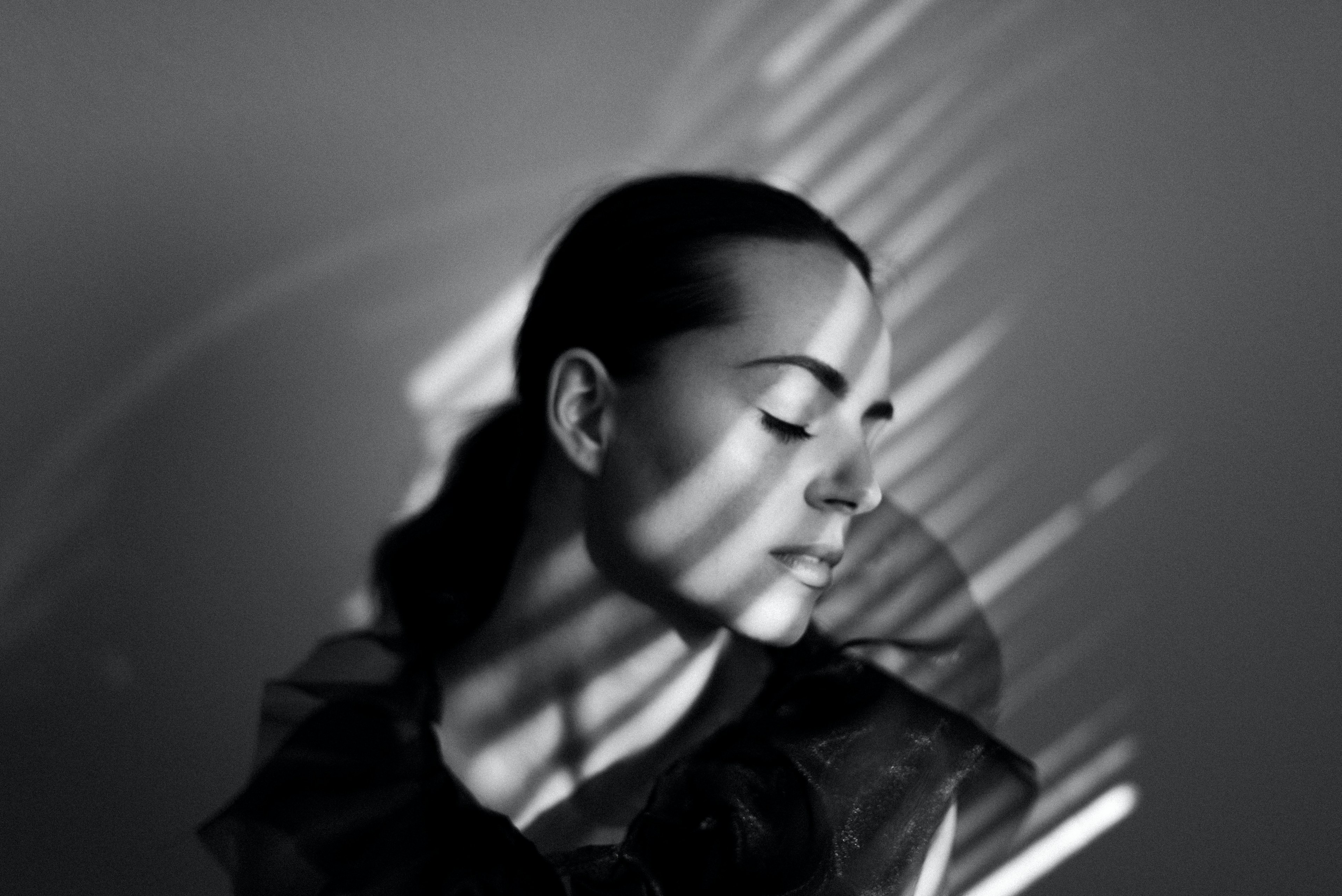 portrait noir et blanc, photo noir et blanc