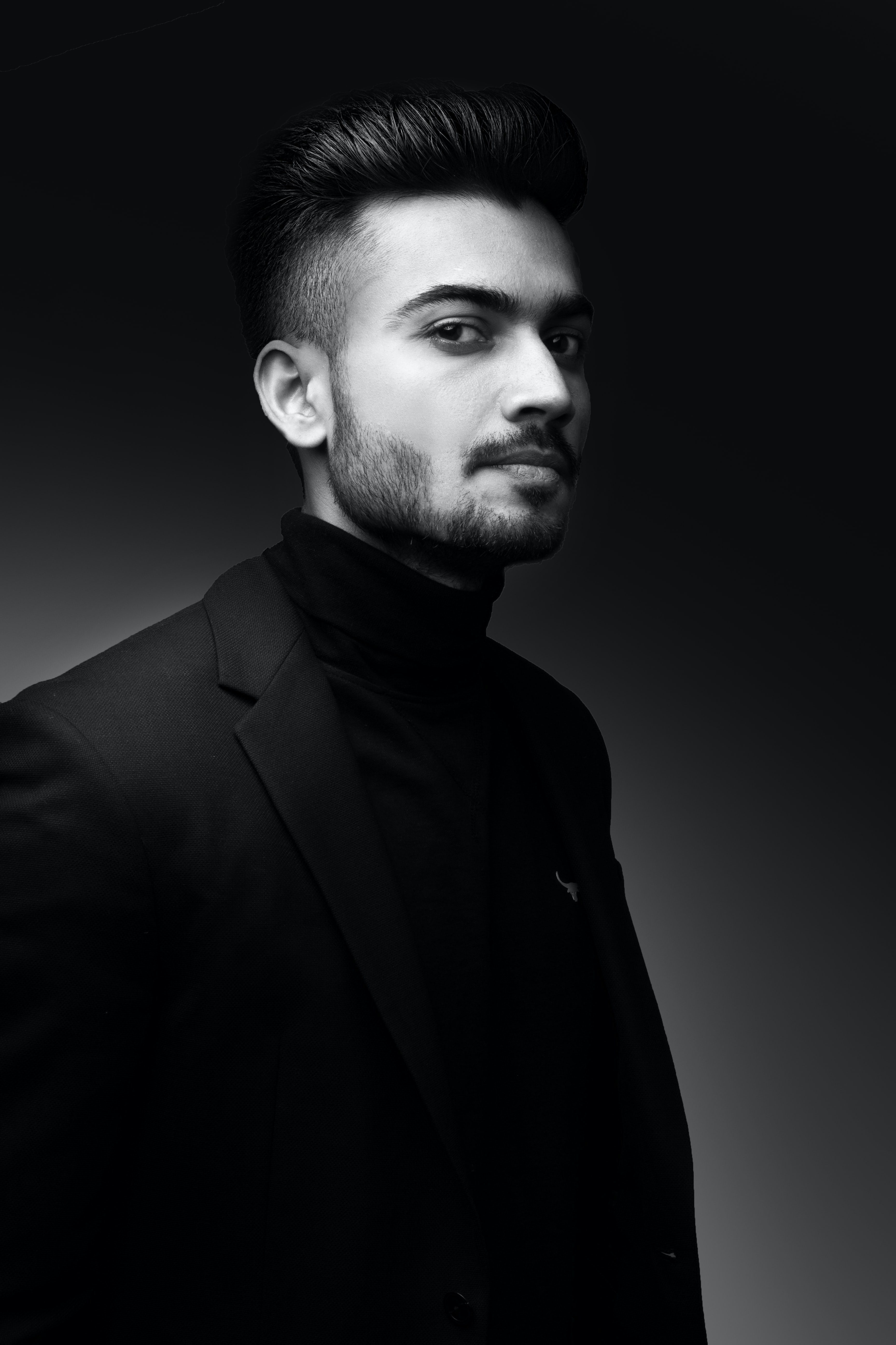 portrait photo noir et blanc, photo noir et blanc