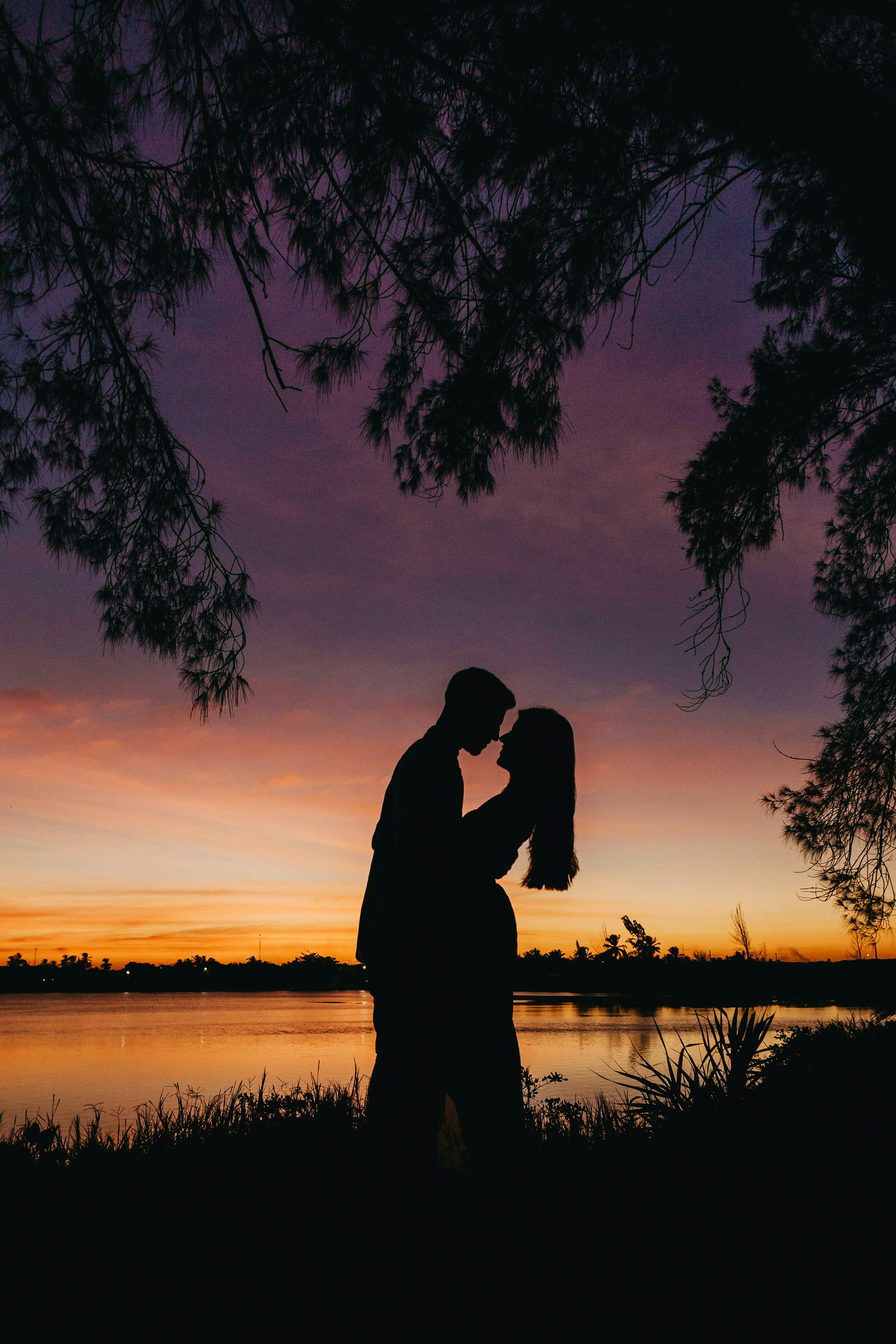 photo silhouette portrait, shooting photo silhouette