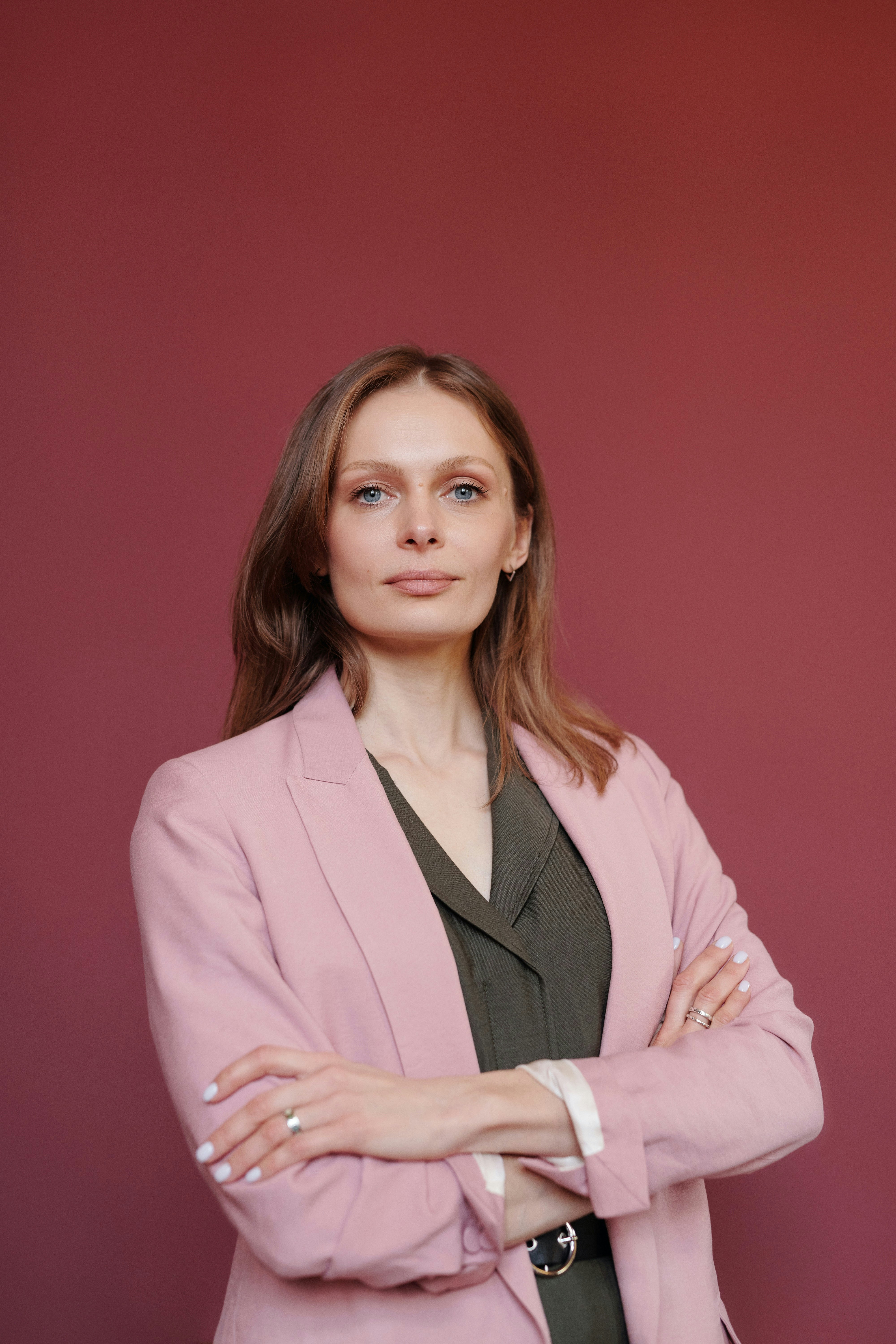 photo de femme en studio
