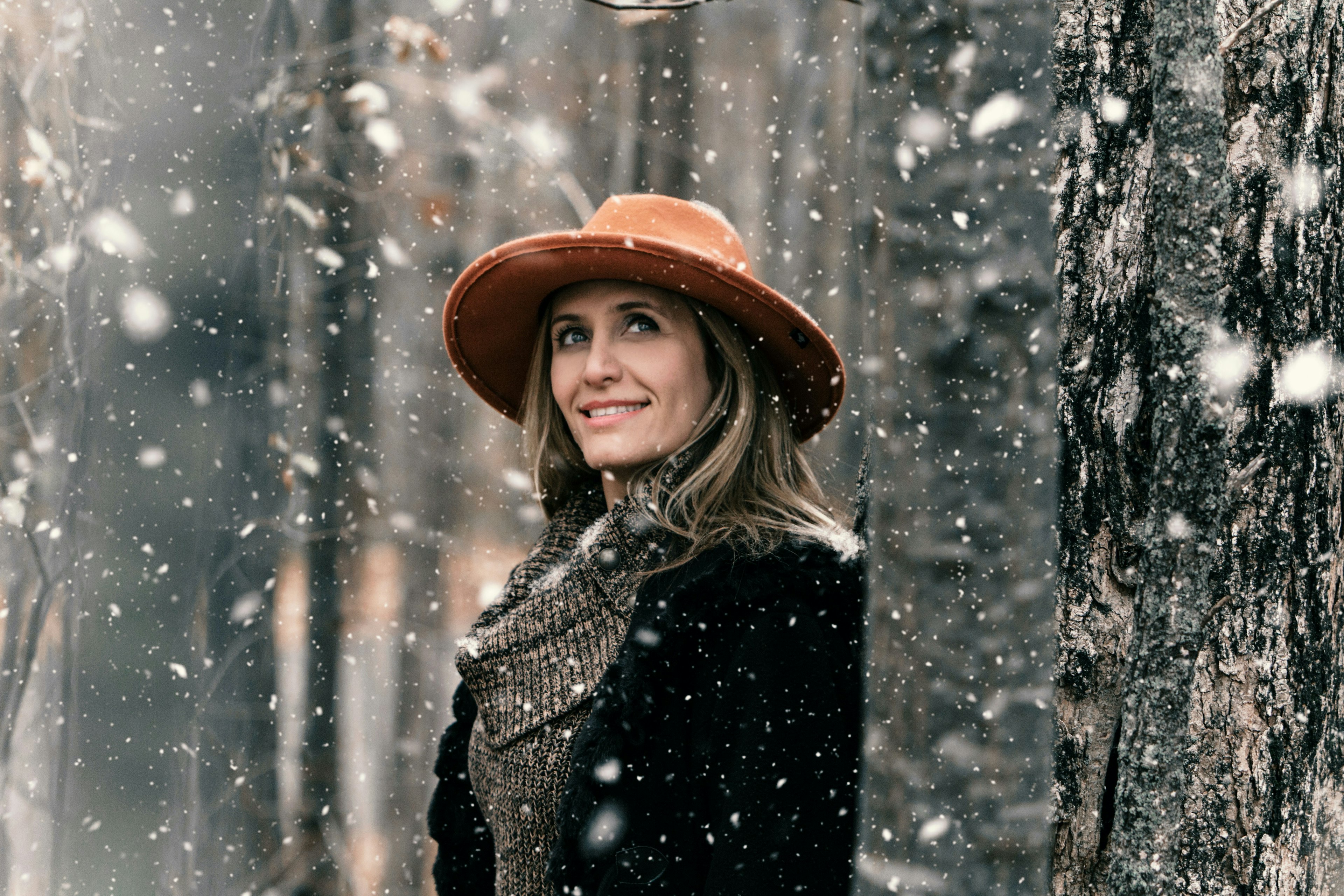 photo de portrait professionnel hiver