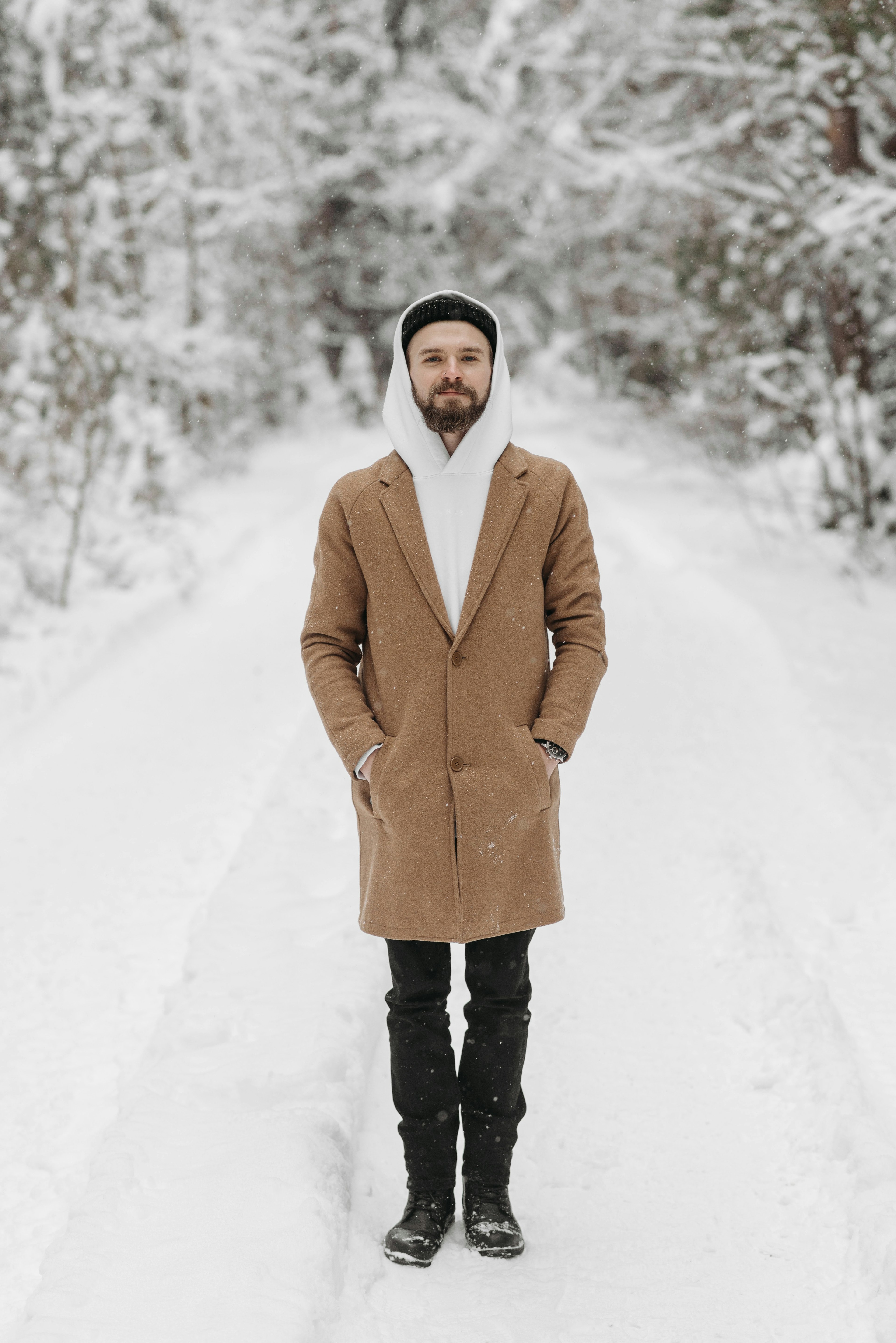 photo de portrait professionnel hiver