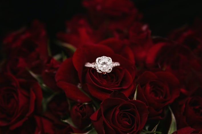 bague diamant, bague fiançaille, fiançaille